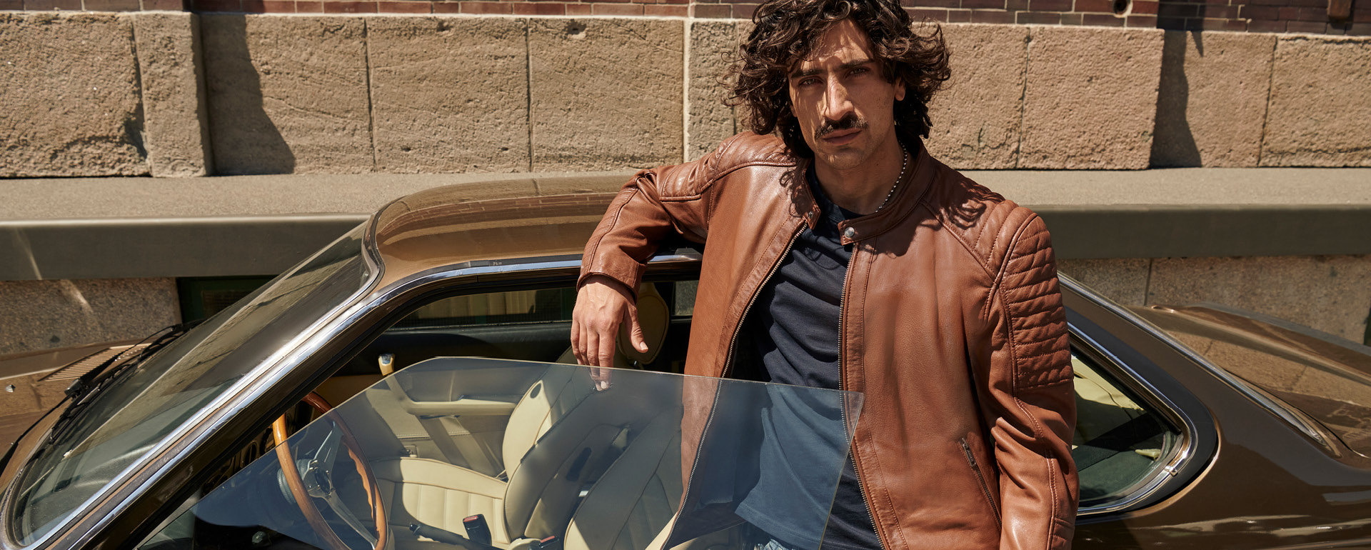 Mantel, Jacke, Auto, Mann, Person