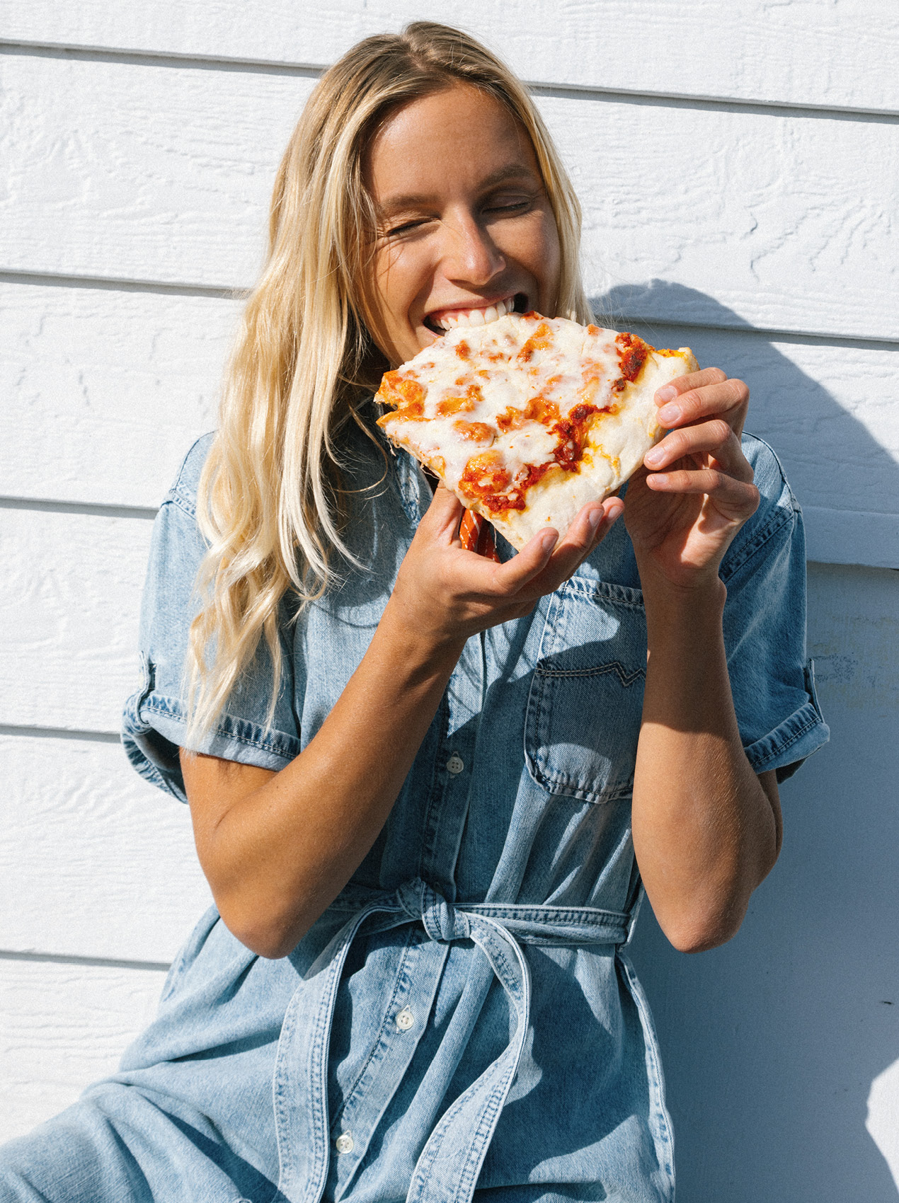 Kopf, Person, Gesicht, Pizza, Essen
