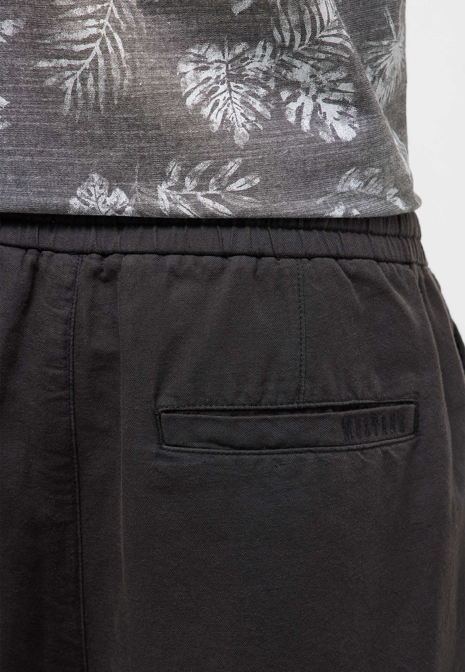 Hose, Schlupfhose, Schwarz, Hosenrückseite?, Tasche Rückseite?