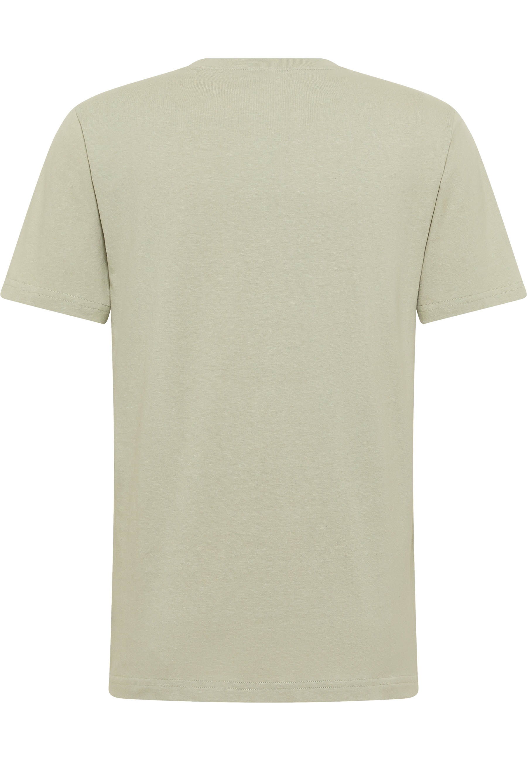 T‑Shirt, Kurzarm, Beige, Baumwolle, Einfarbig