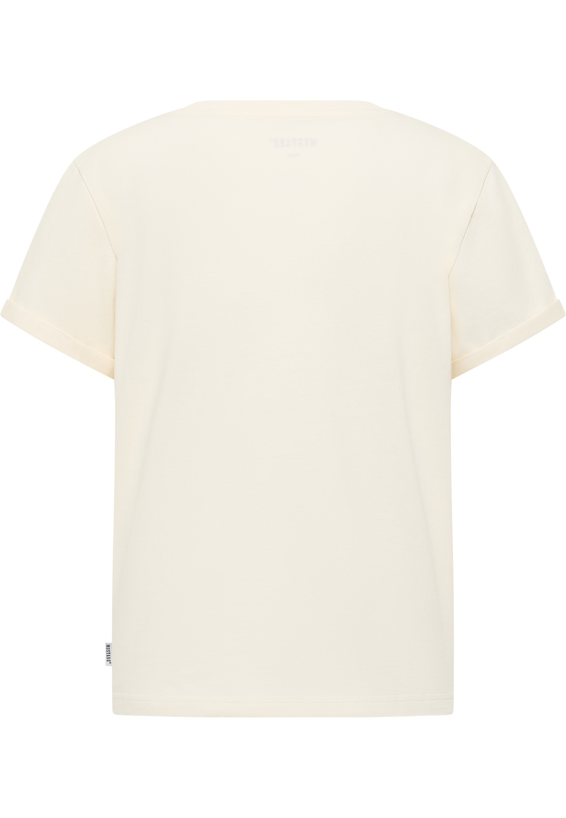 T-Shirt, kurzarm, weiß, Rundhals, einfarbig