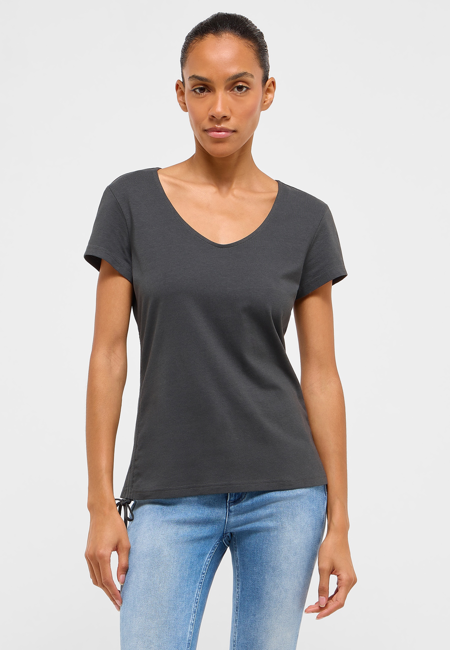 T-shirt, Bluse, Jeans, Person, Ärmel