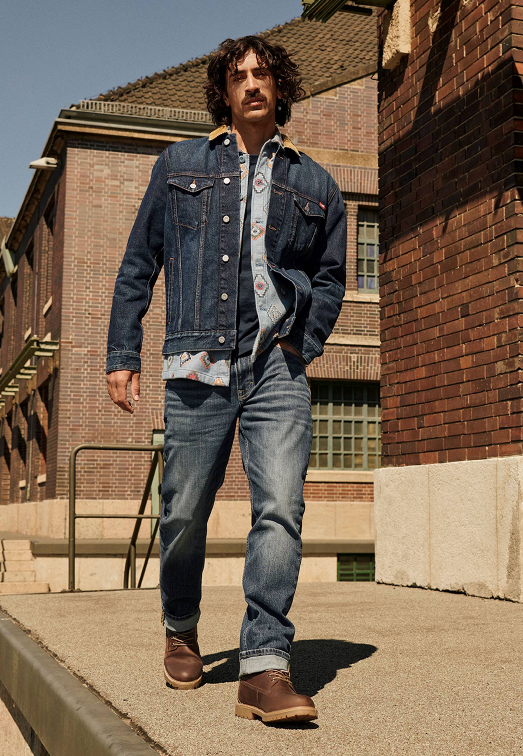 Hosen, Jeans, Jacke, Mann, Person