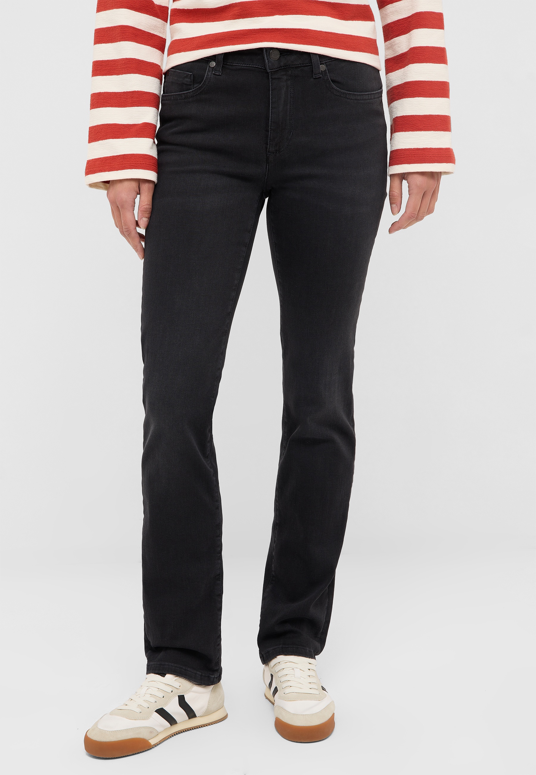 Jeans, Straight leg, Schwarz, Denim, Hose