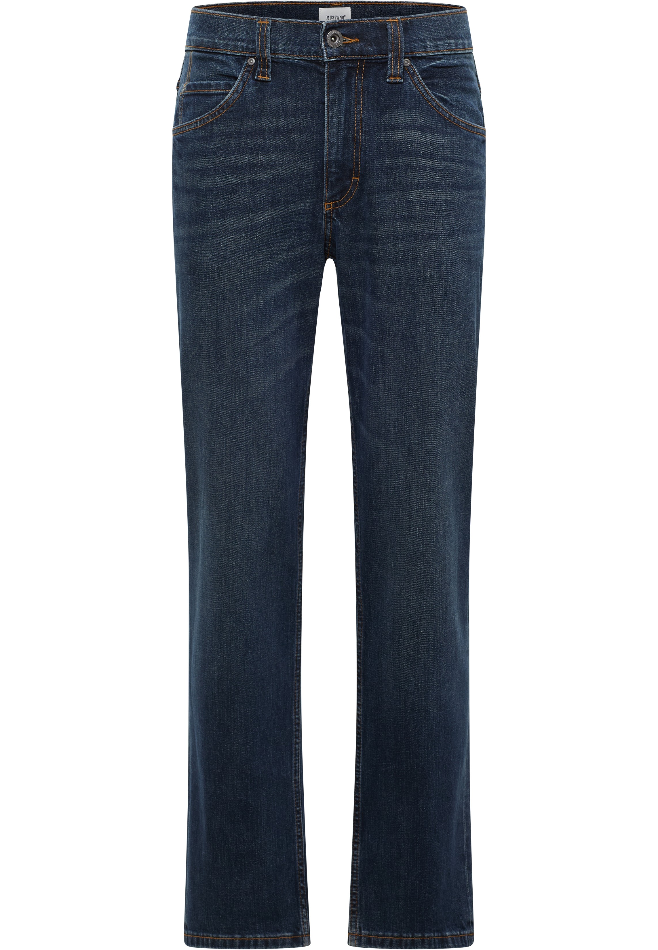 Mustang Herren Jeans Style Tramper Straight, blau dunkel