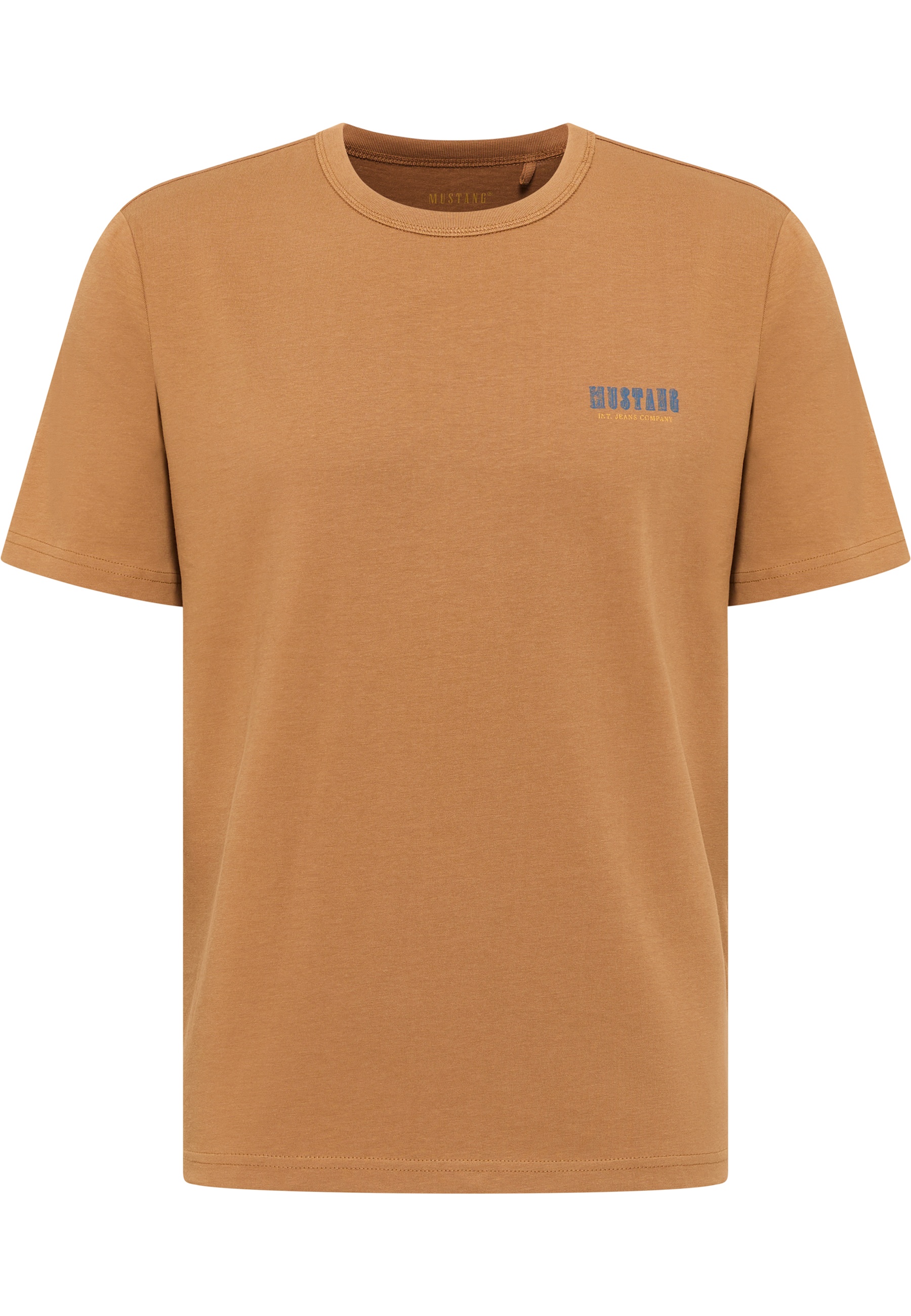 Mustang Herren T-Shirt Style Austin, hellbraun