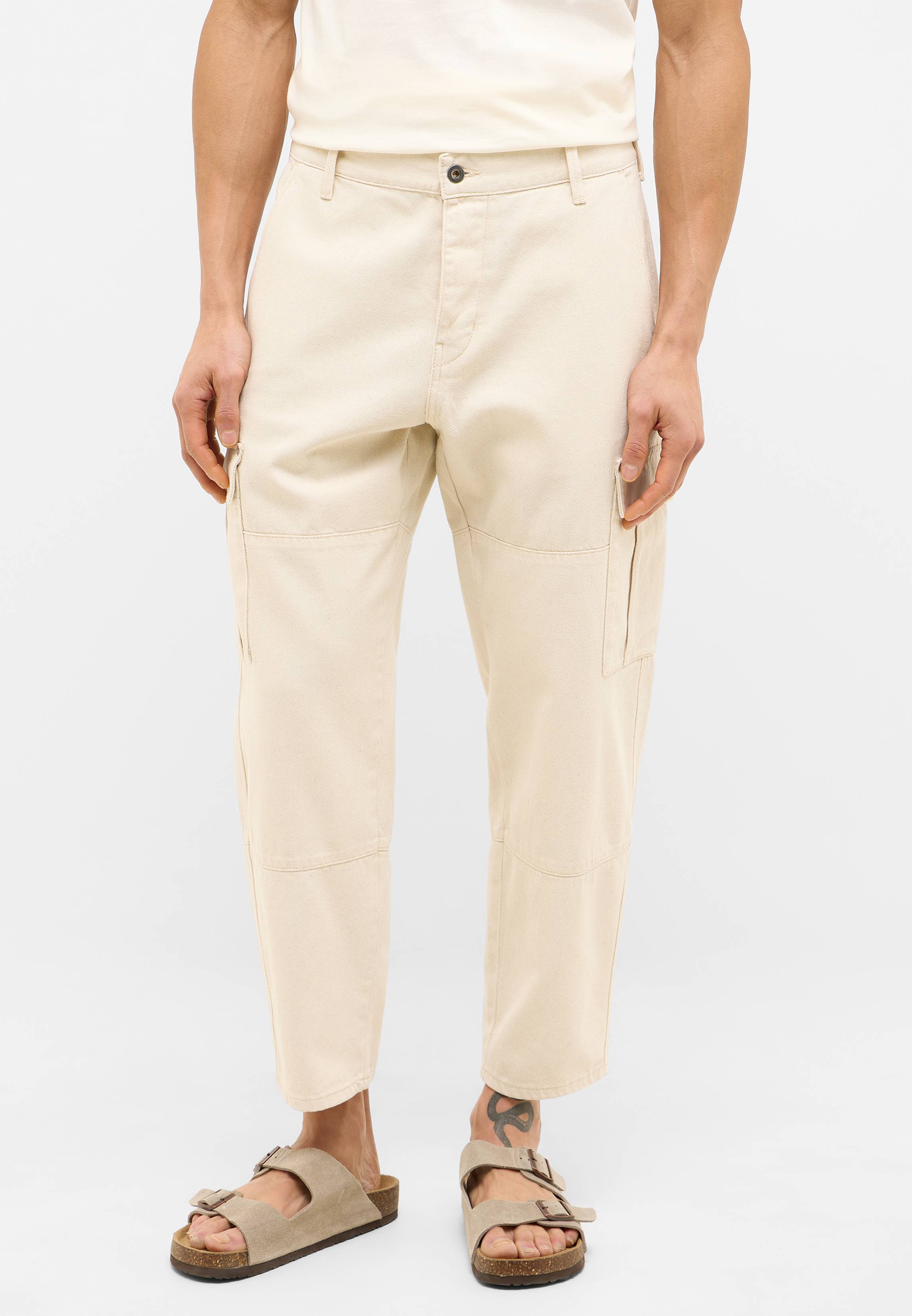 Bekleidung, Hosen, Sandale, Khaki, Leinen