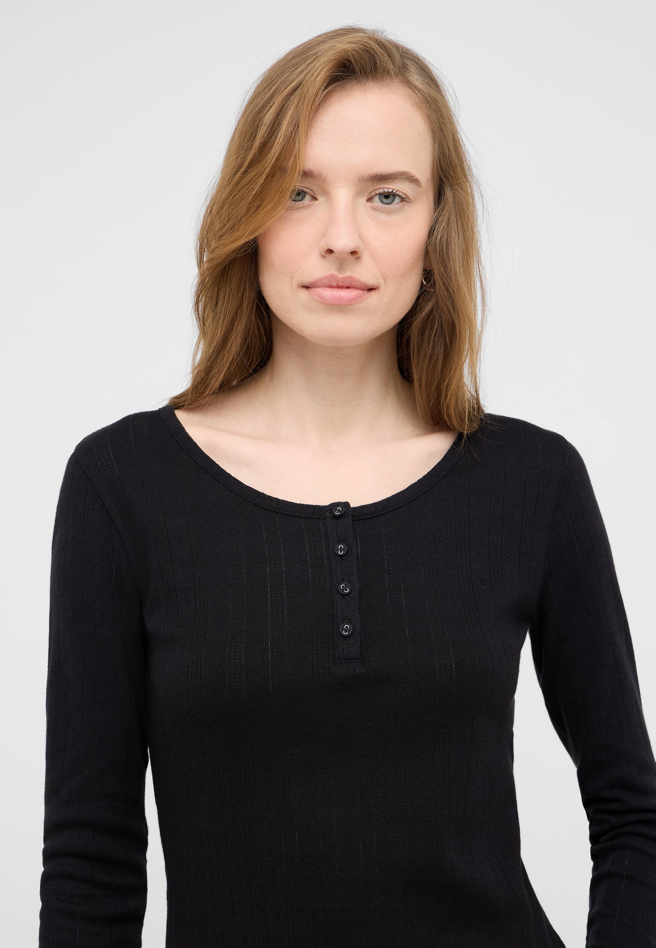 Langarm, Strickwaren, Pullover, Hals, Bluse