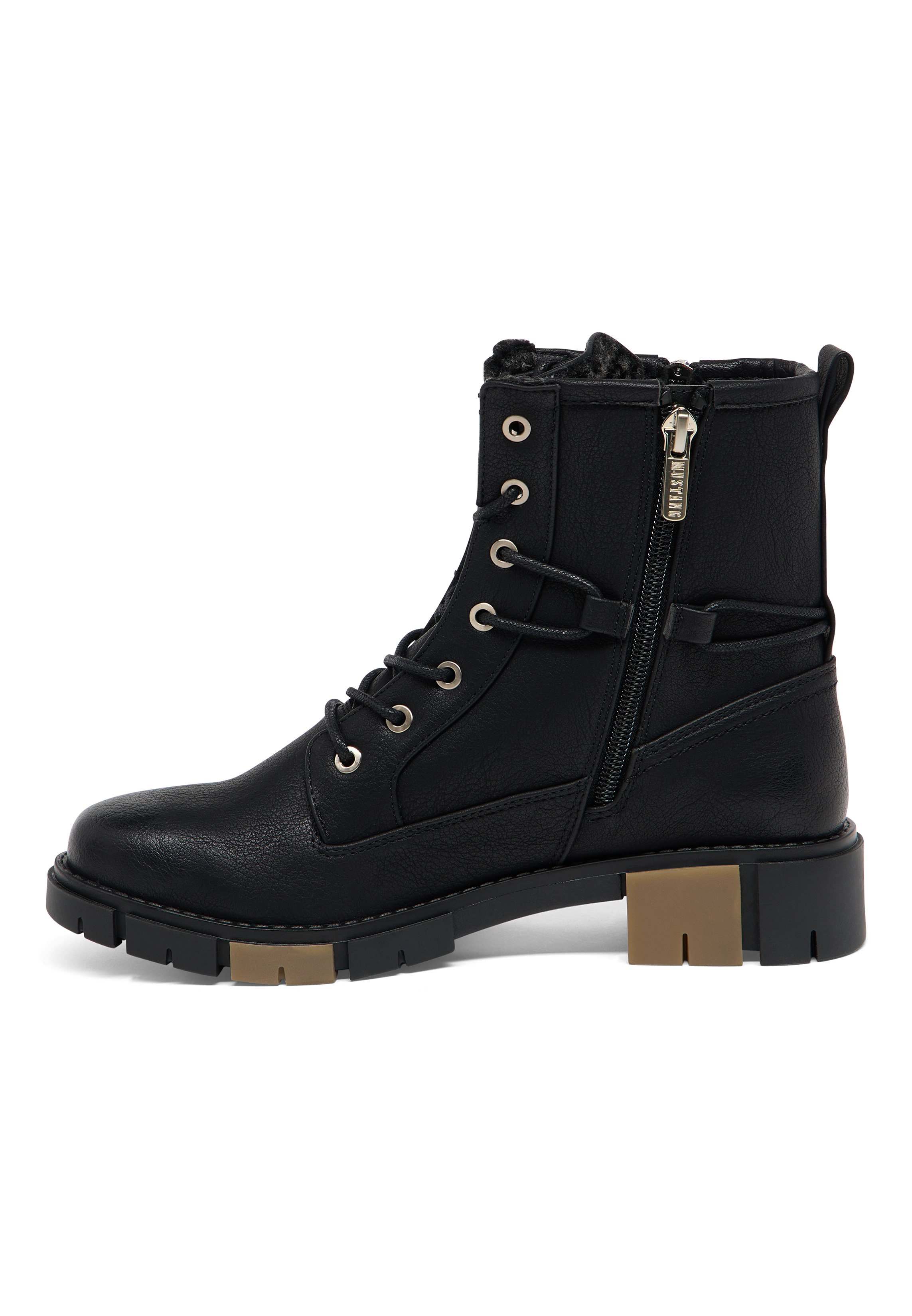 Stiefel, Gummizug, Leder, Schwarz, Stiefelette
