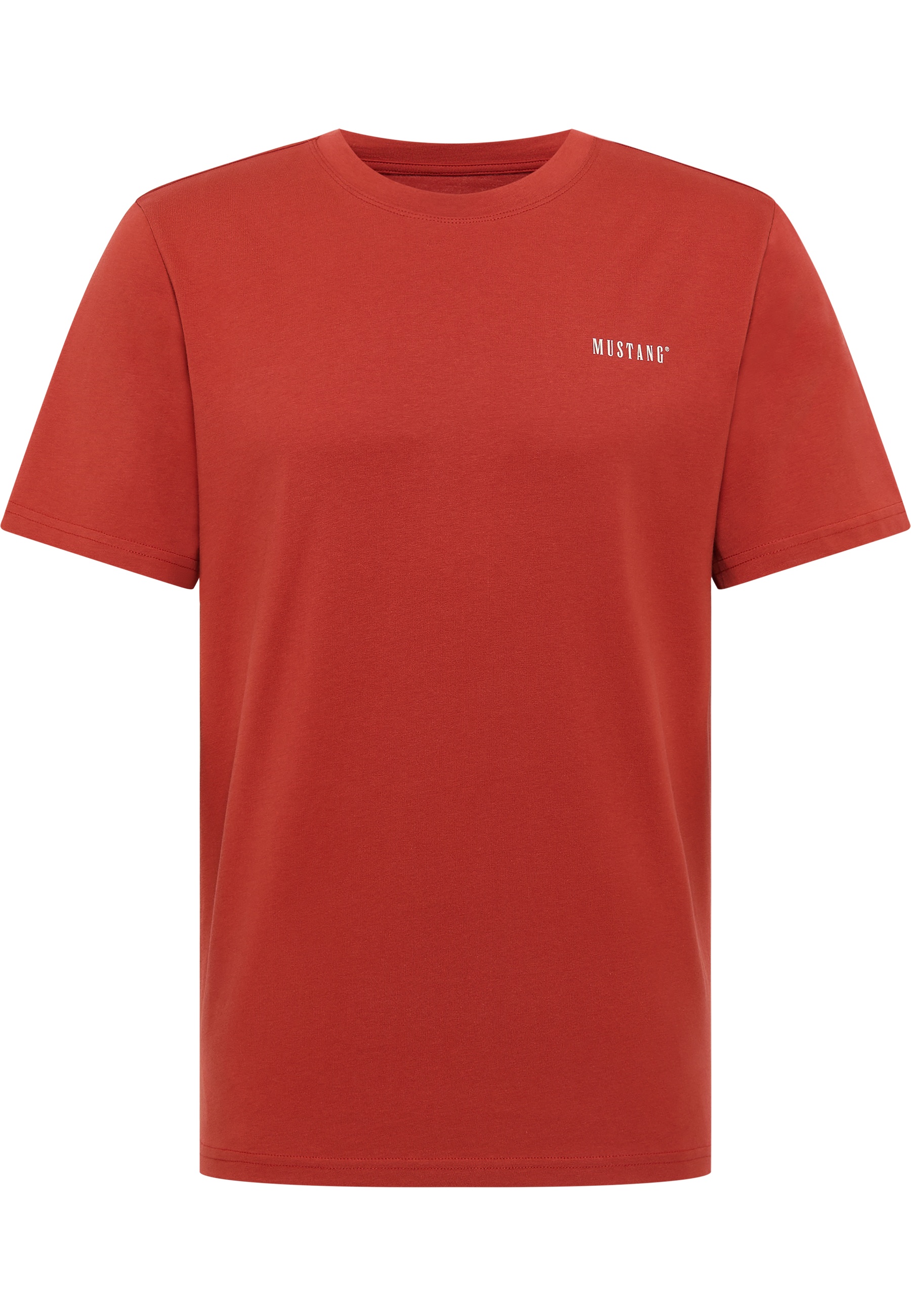 Tee, T-Shirt, Mustang, orange, basic