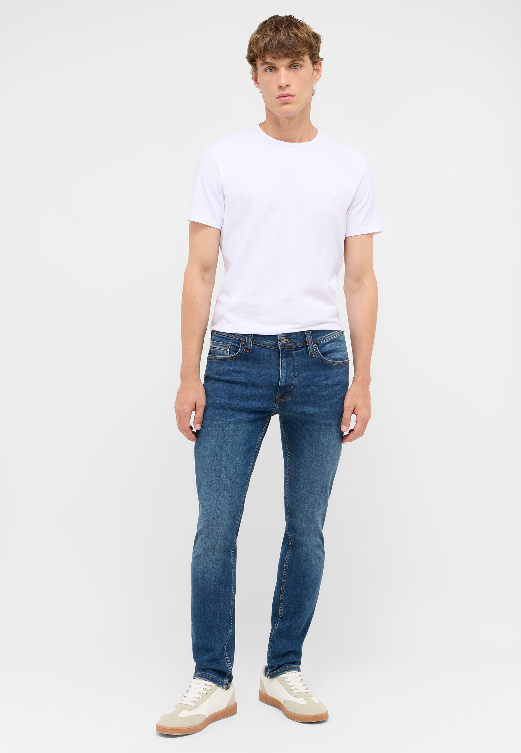 Jeans Style Vegas Slim Bekleidung, Hosen, Jeans, T-shirt, Person