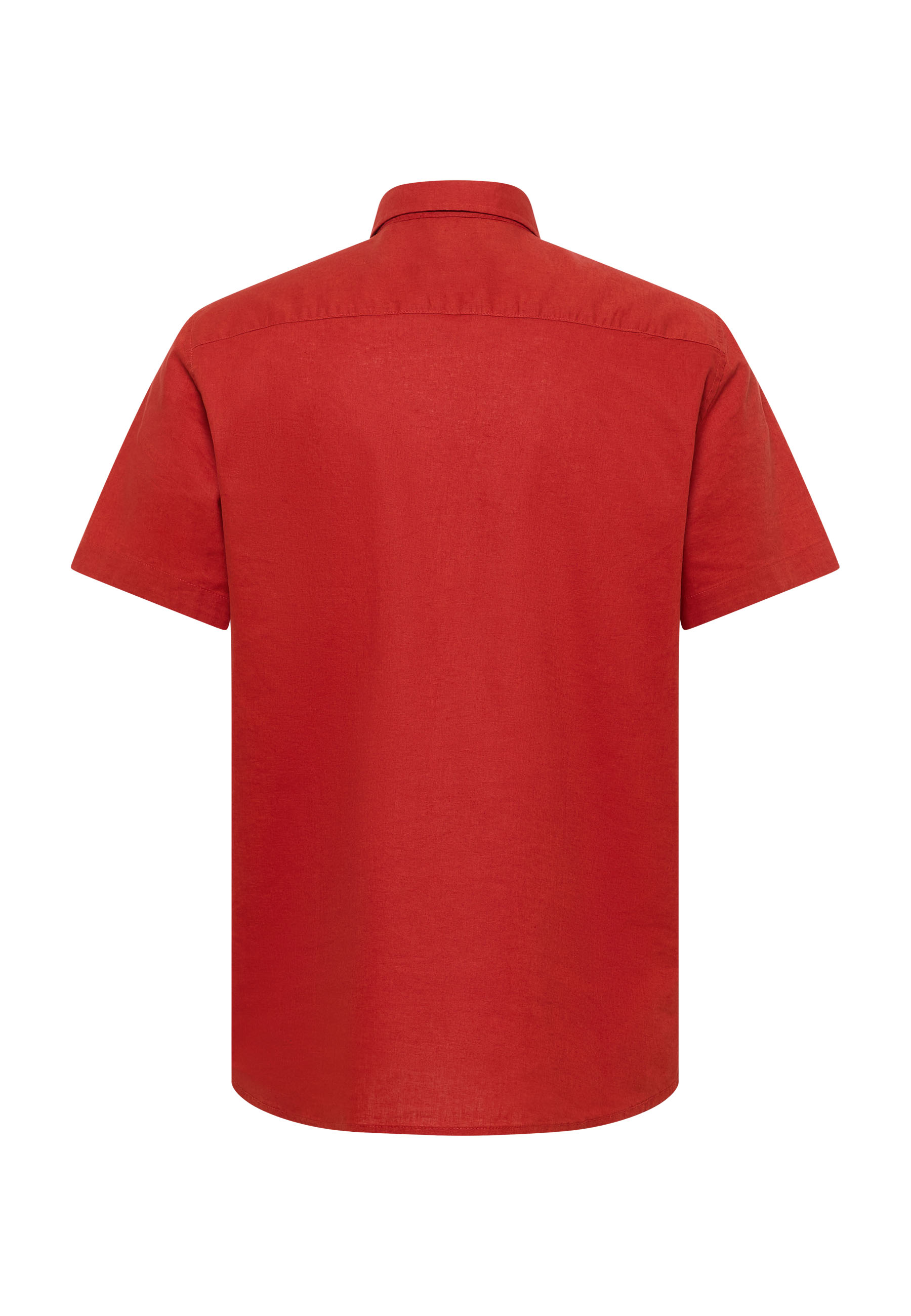 Hemd, Kurzarm, Rot, Locker, Kragen