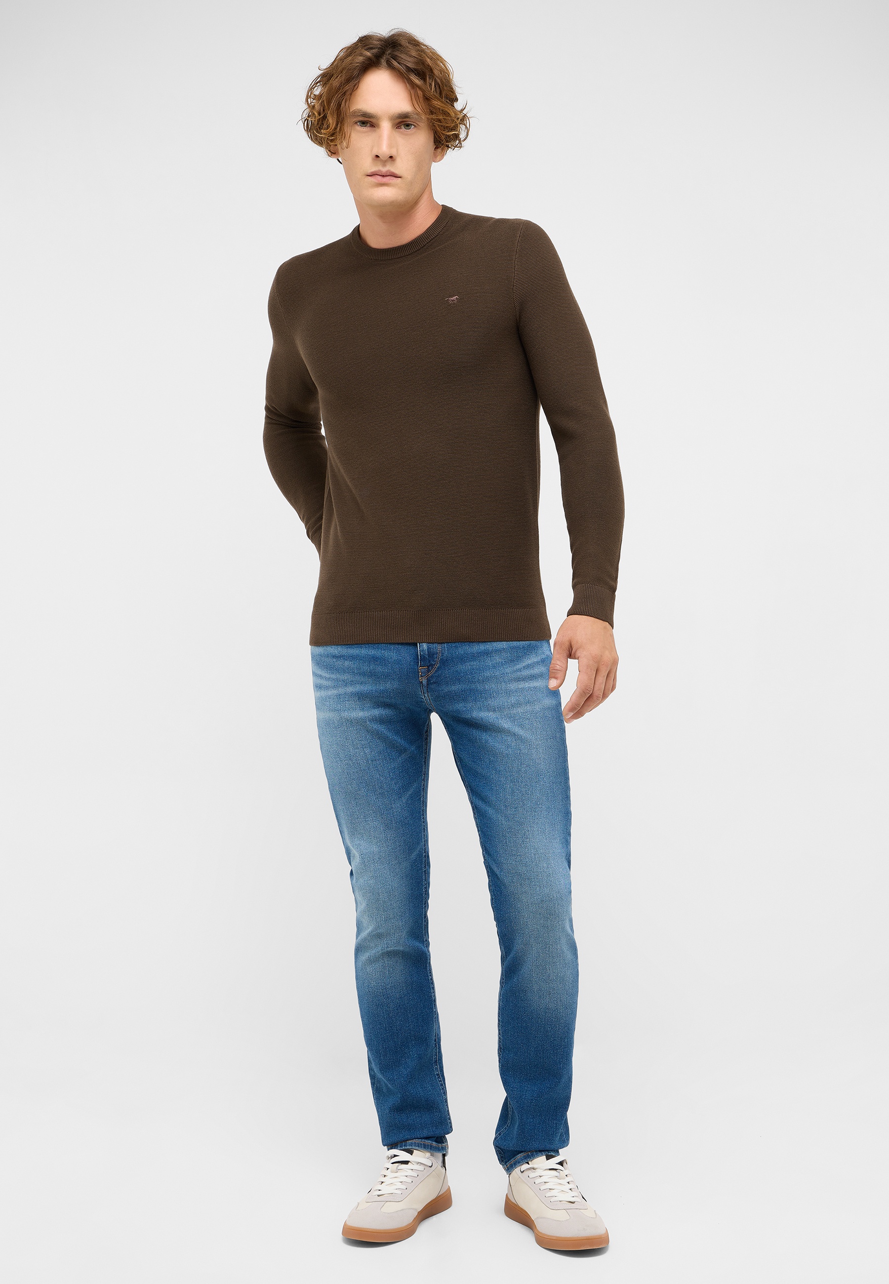 Langarm, Hosen, Pullover, Jeanshose, Person