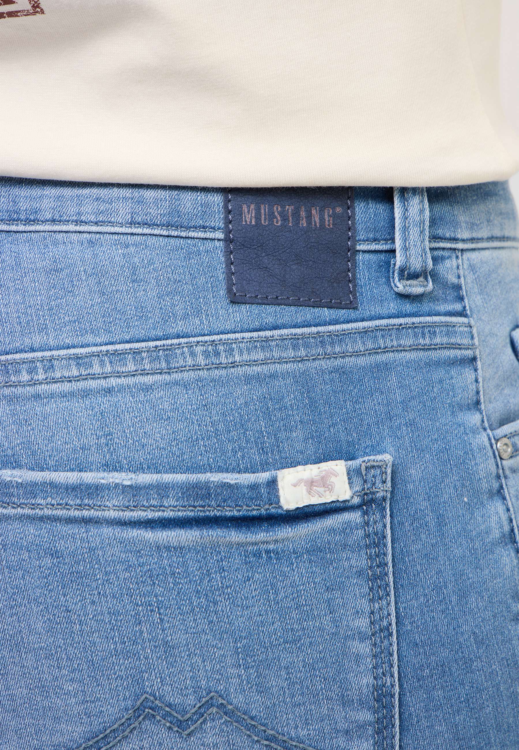 jeans, Denim, blau, Hintertasche, Gürtel Schlaufe