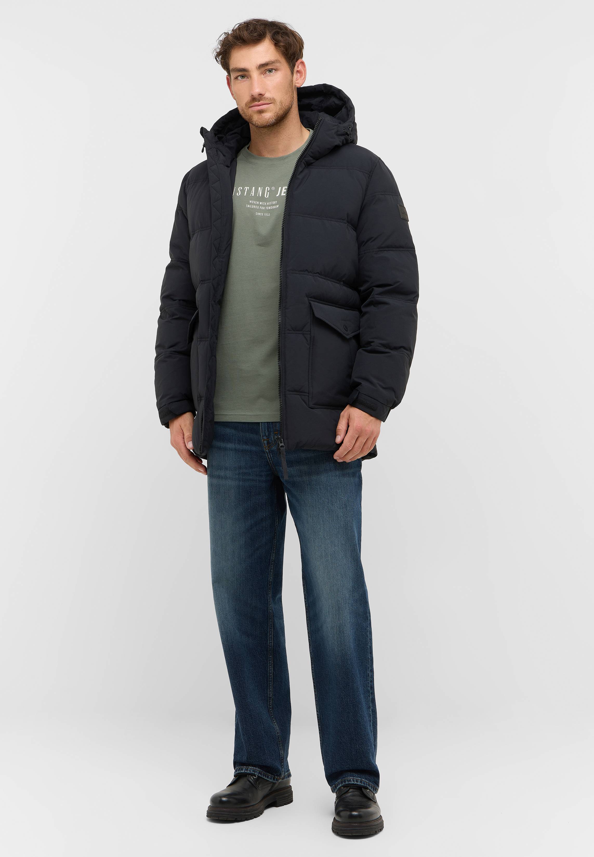 Mantel, Jacke, Hosen, Mann, Person