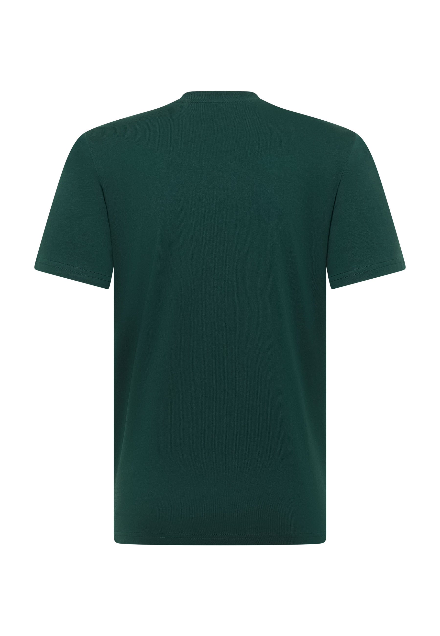 T-Shirt, Kurzarm, Unifarben, Grün, Rundhals
