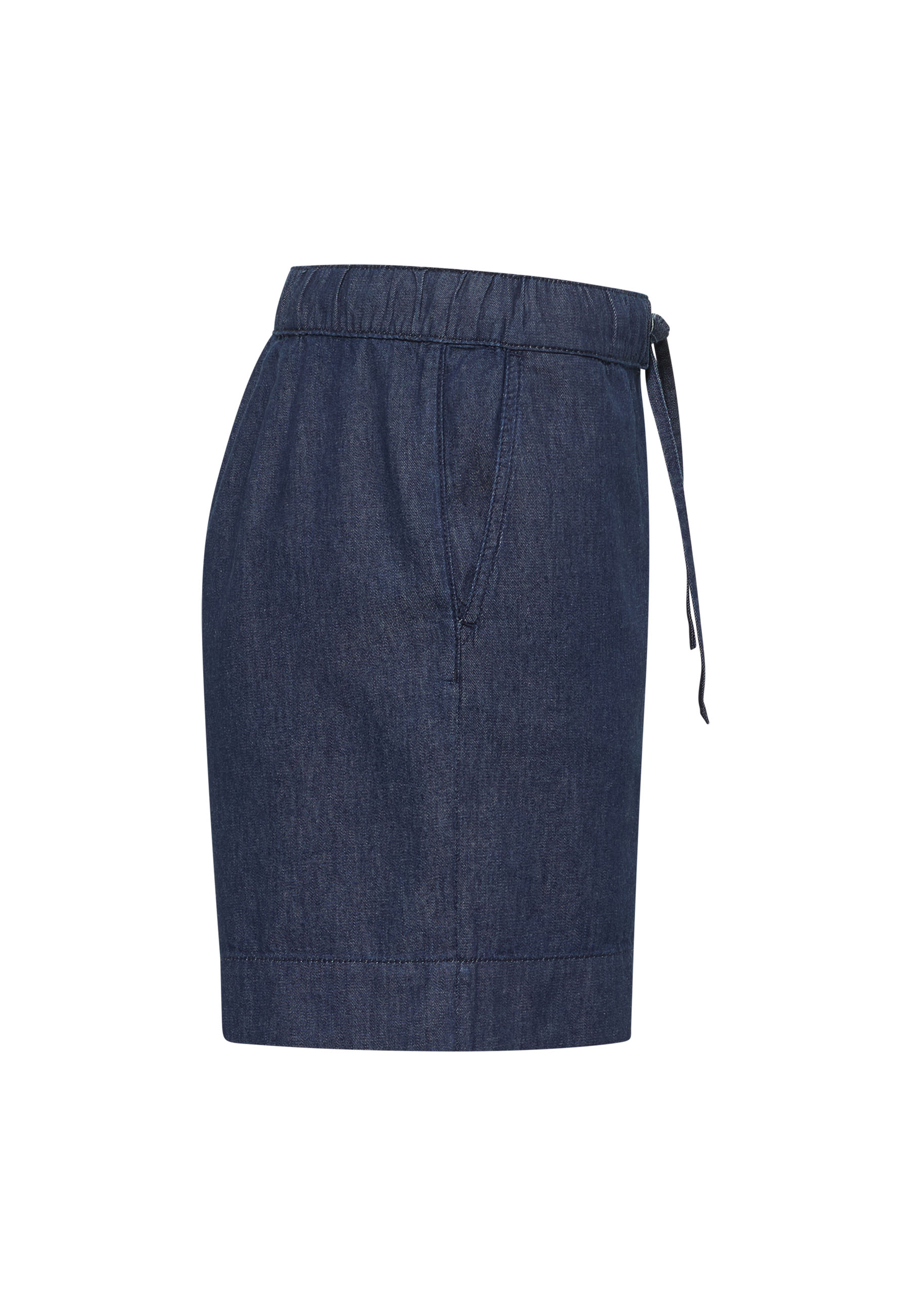 Denim, Jeansrock, Midlanger, Gatverschluss, Kordelzug