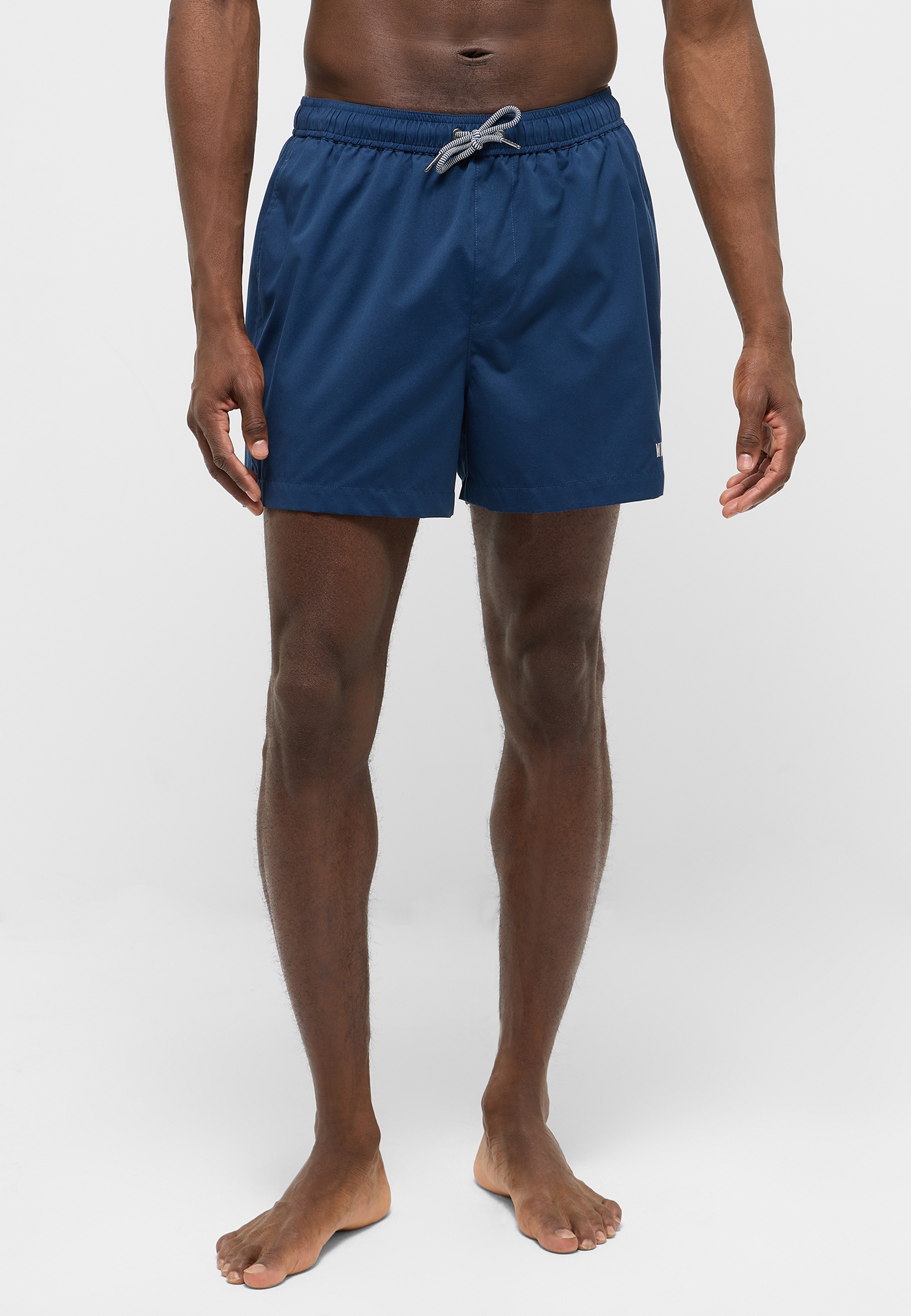 Schwimmshorts, Badeshorts, Navy, Mesh-Liner, Kordelzug