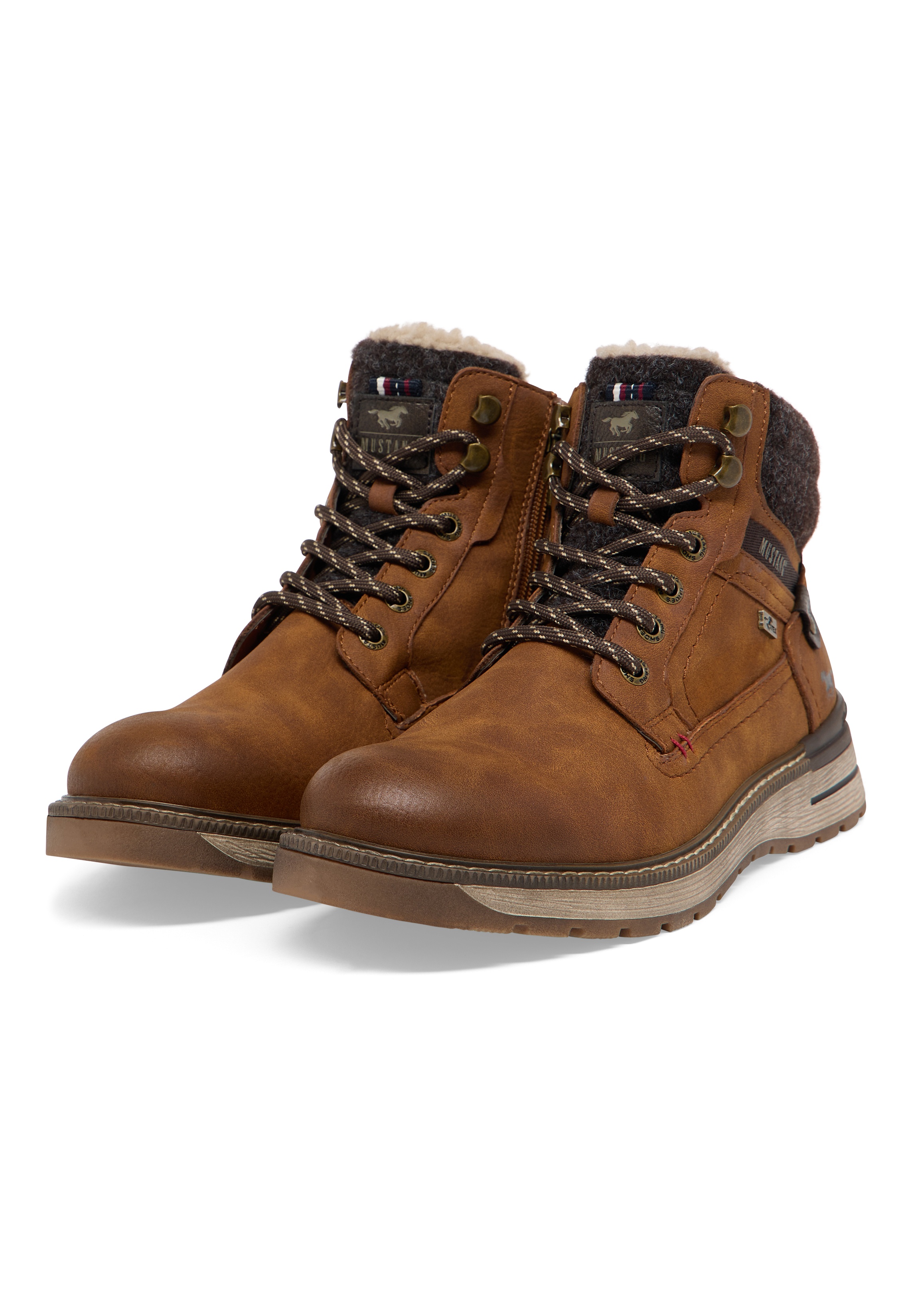 Stiefel, Herrenstiefel, Leder, Winterstiefel, Synthetfutter