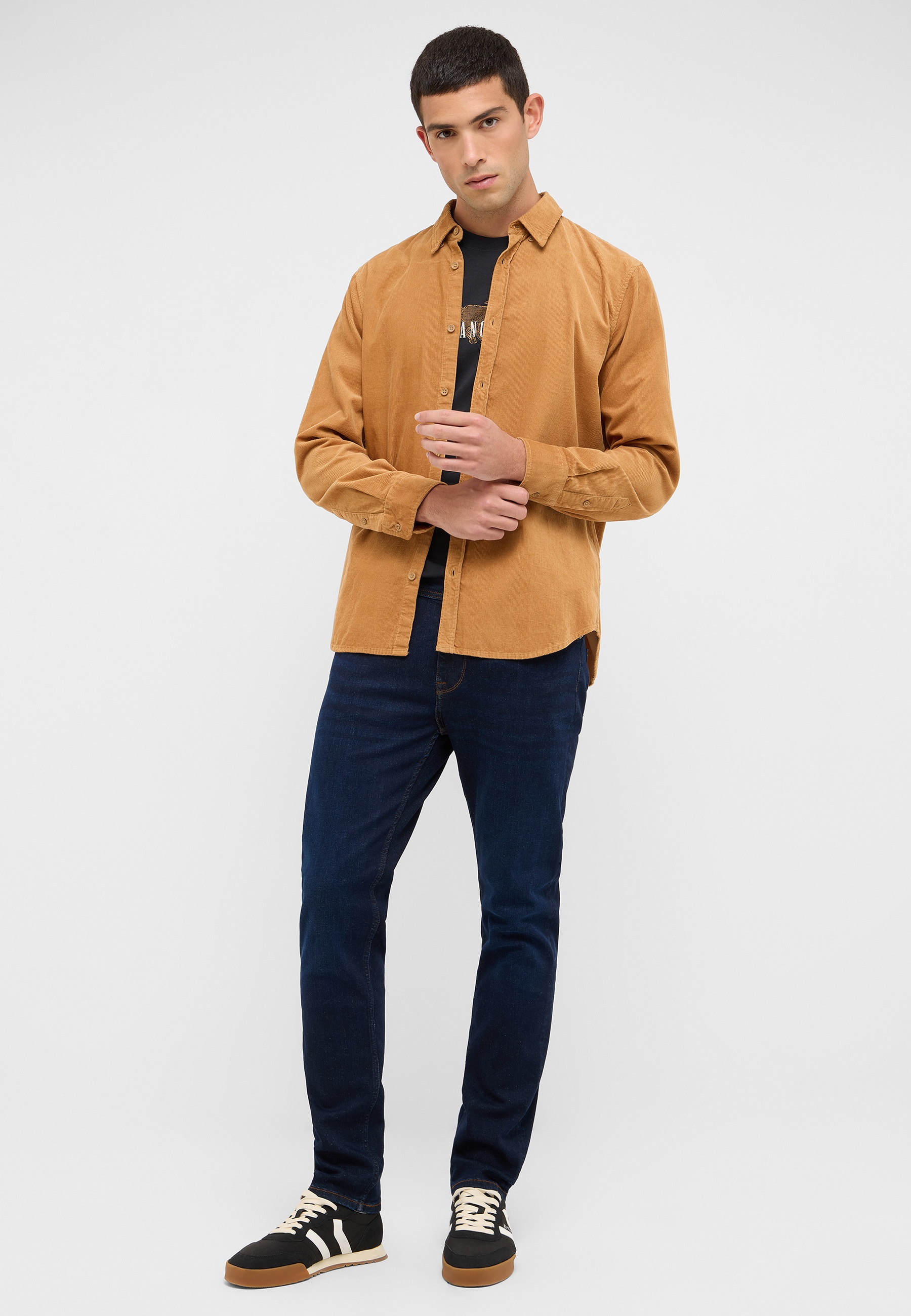 Mantel, Hemd, Langarm, Hosen, Jacke