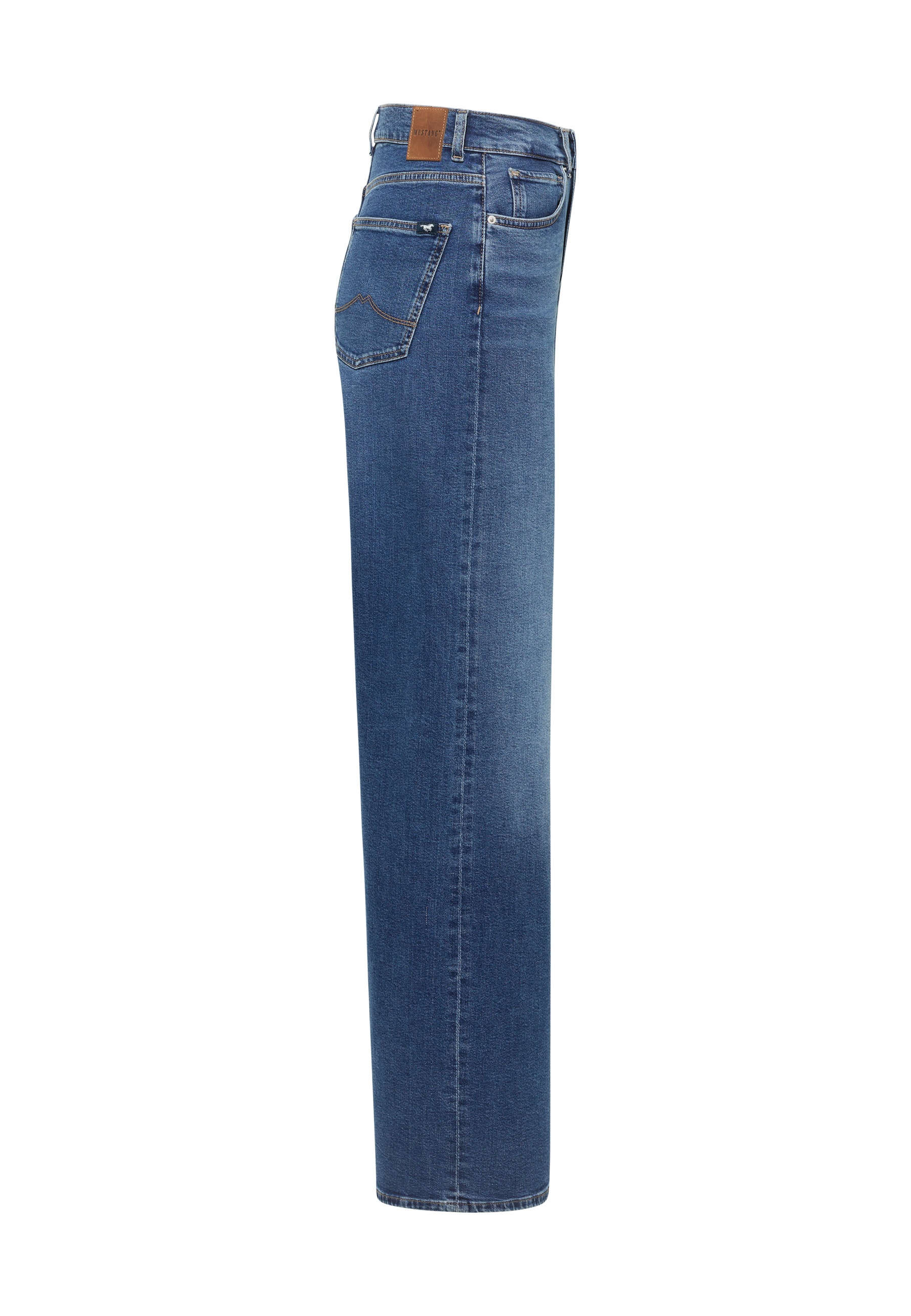 jeans, Denim, gerade geschnitten, blau, Taschen