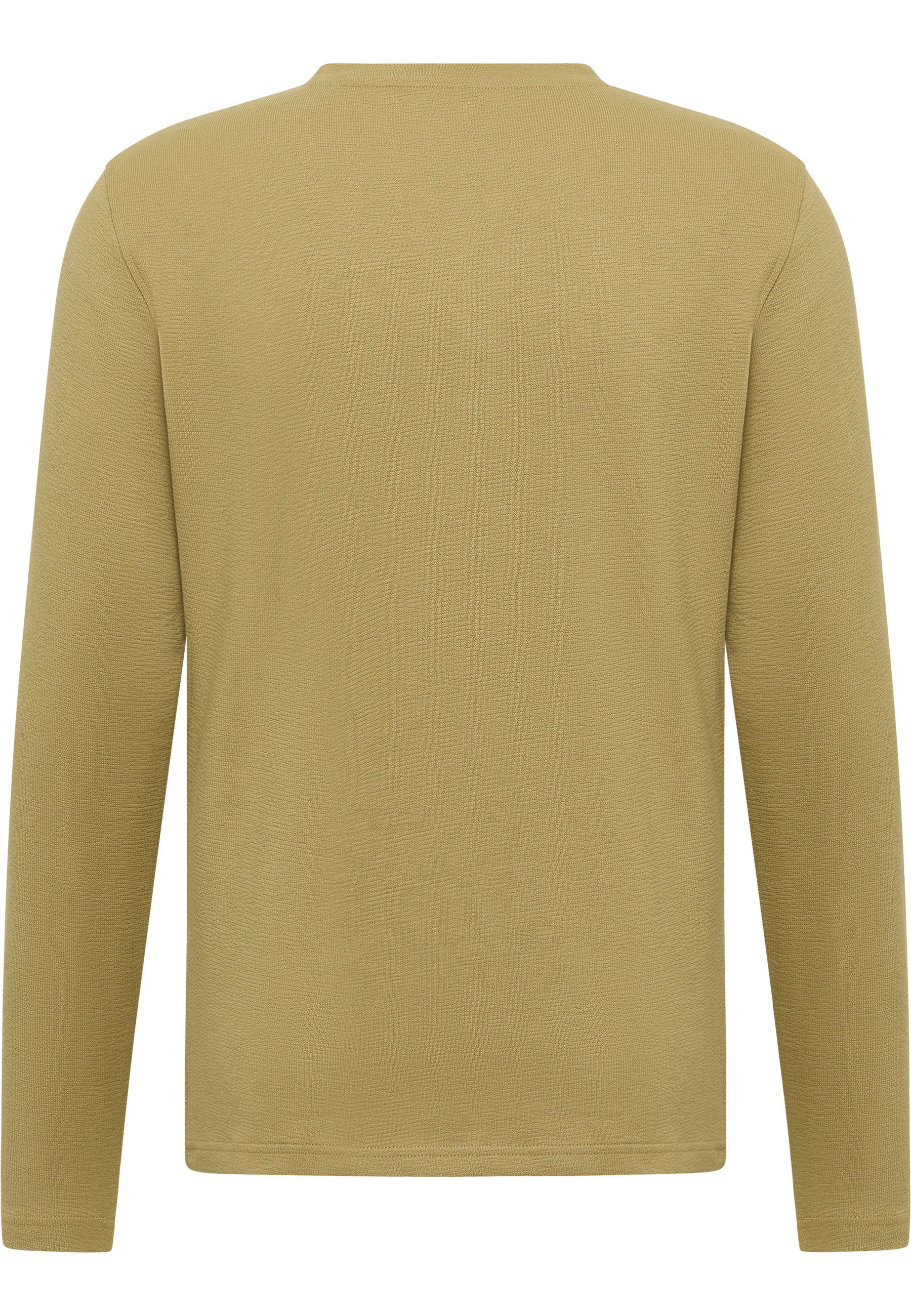 Langarmshirt, Rundhalsausschnitt, uni, Beige, Knit
