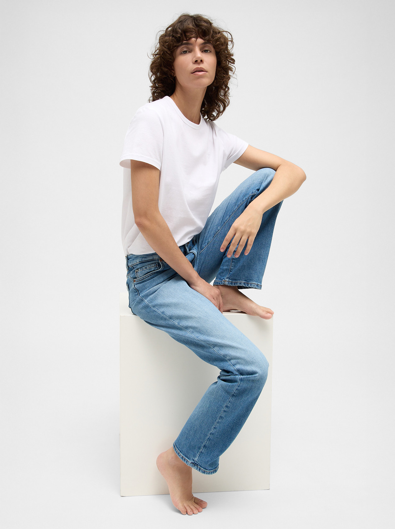 Hosen, Jeans, Mädchen, Person, Jugendlich