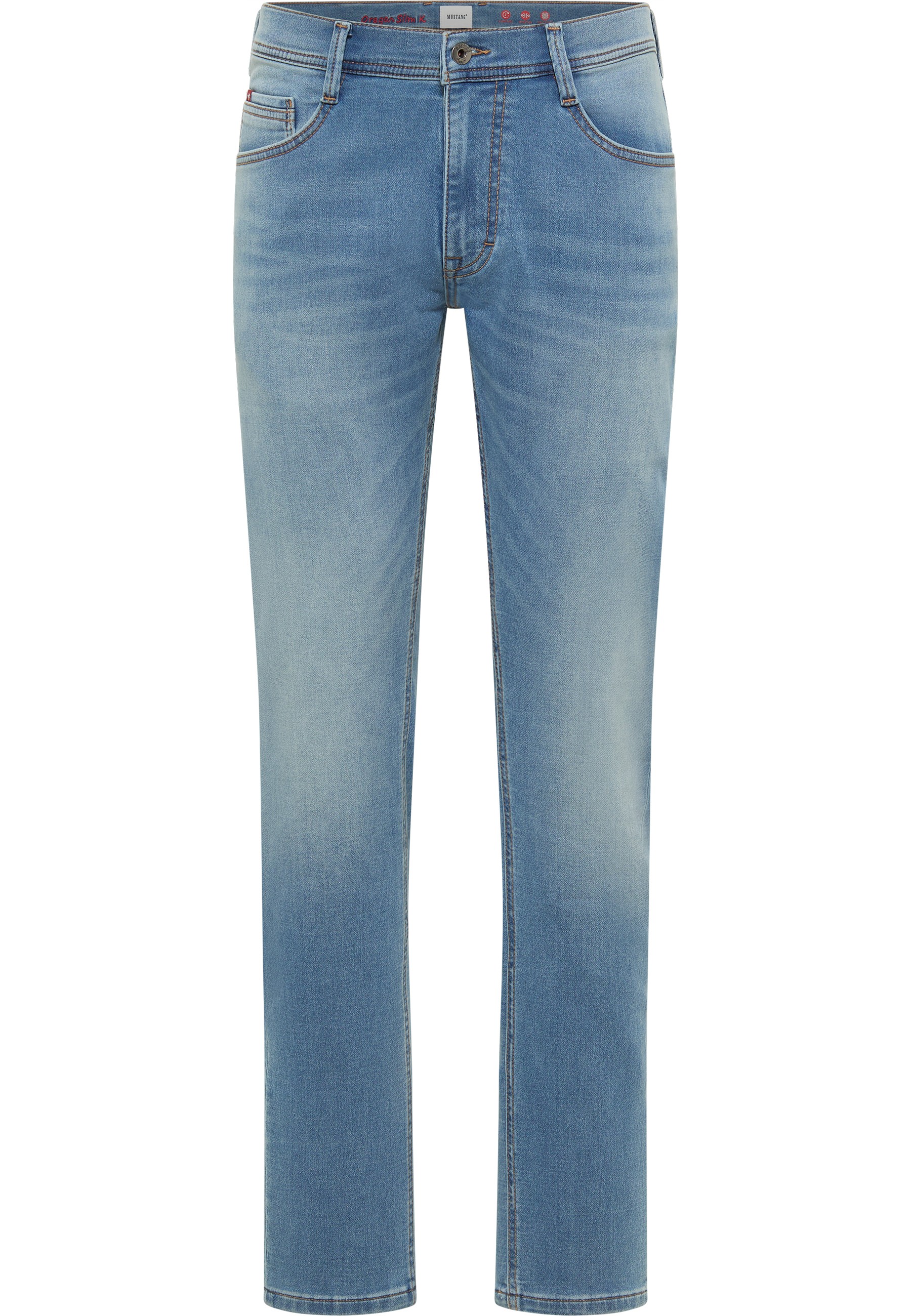 Jeans, Denim, Straight leg, Hellblau, Taschen