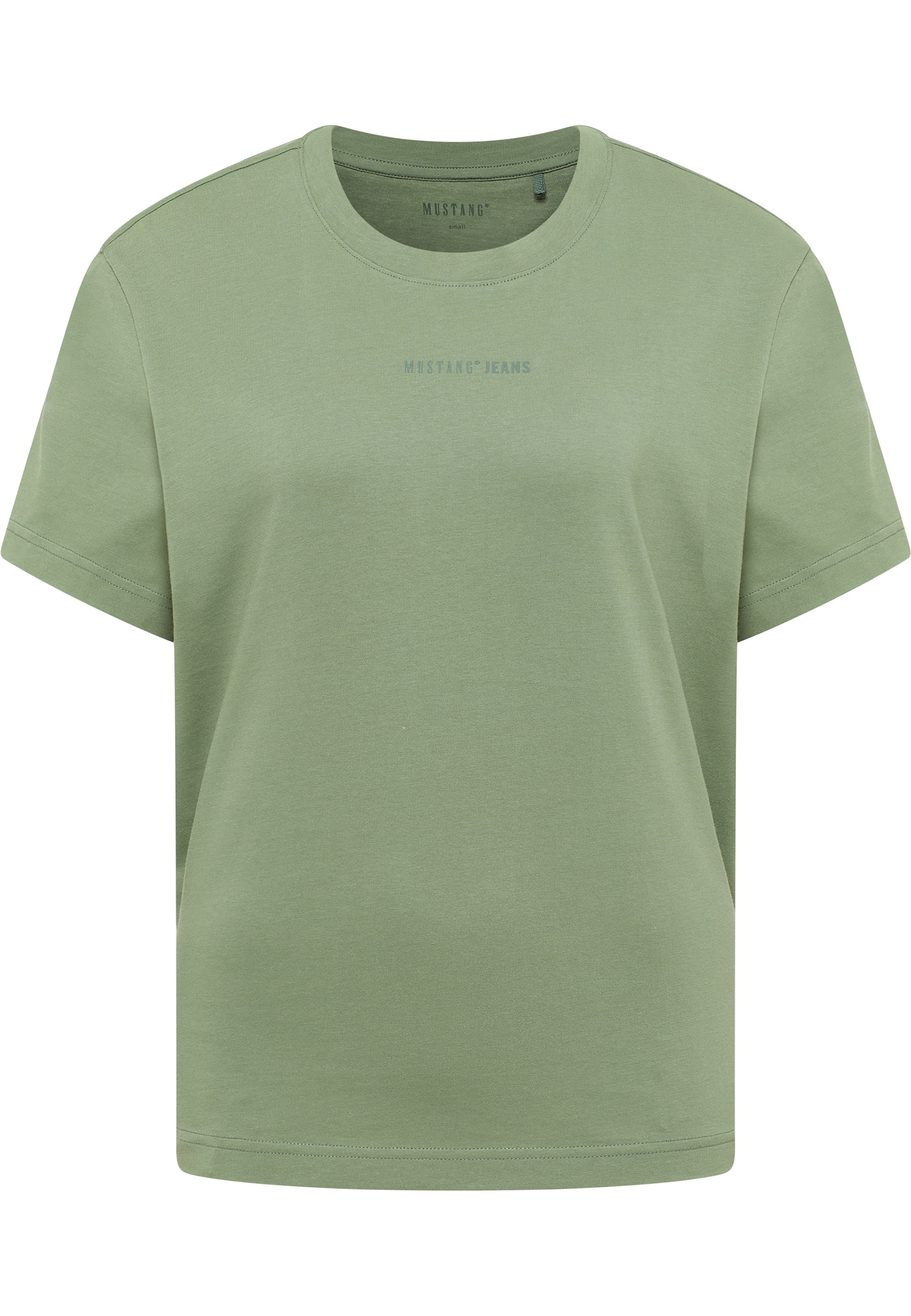 Mustang Damen T-Shirt Style Floris, grün