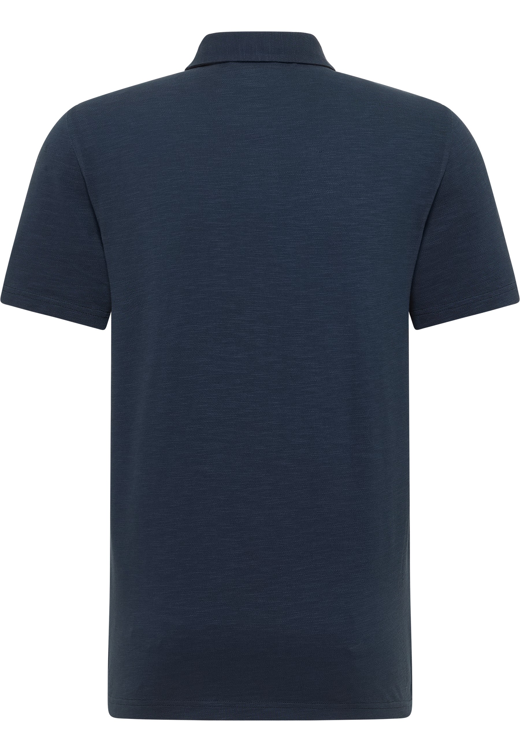 Polohemd, kurze Ärmel, marineblau, Kragen, Baumwollmischung