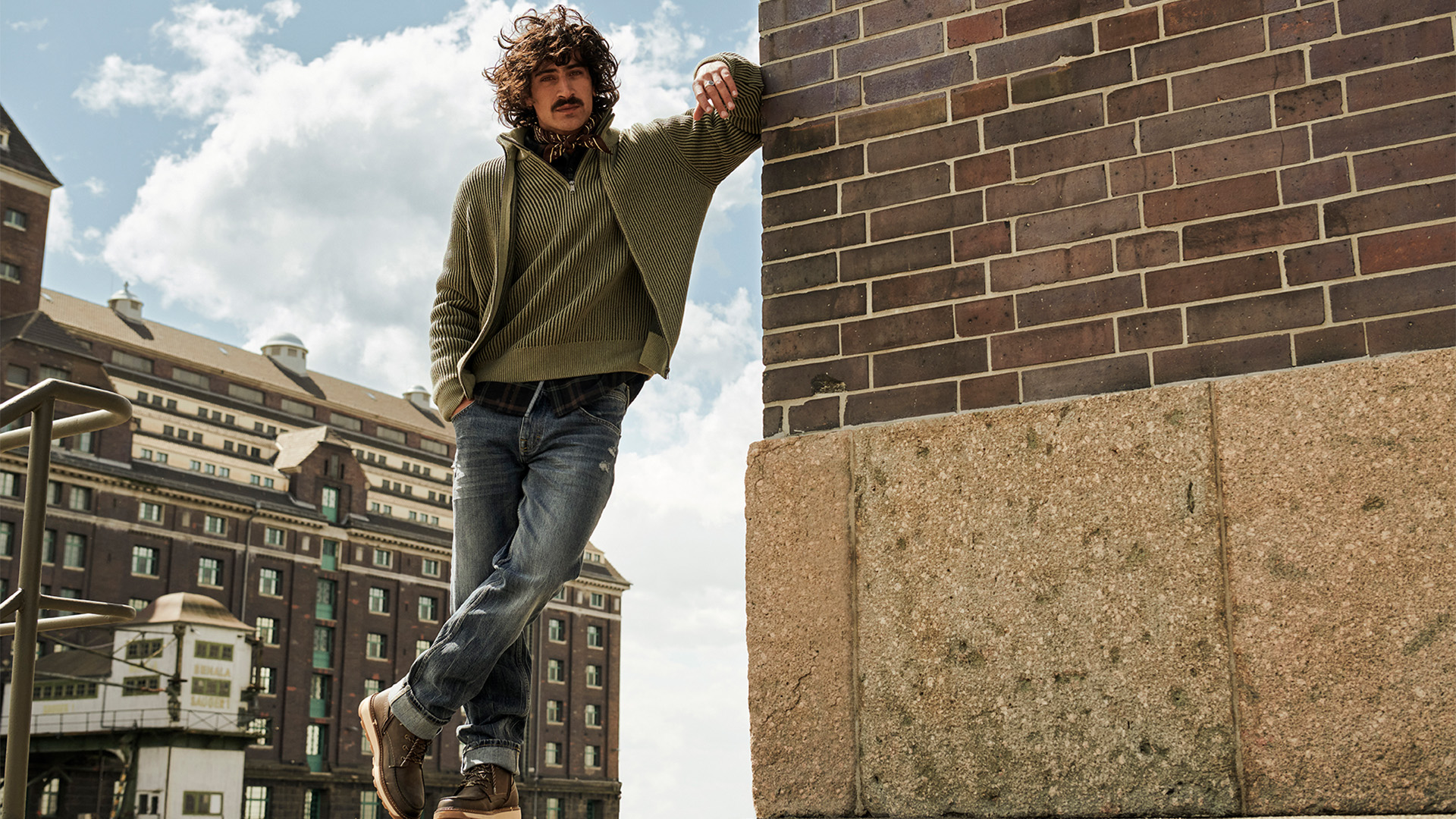 Hosen, Jeans, Stadt, Jacke, Person