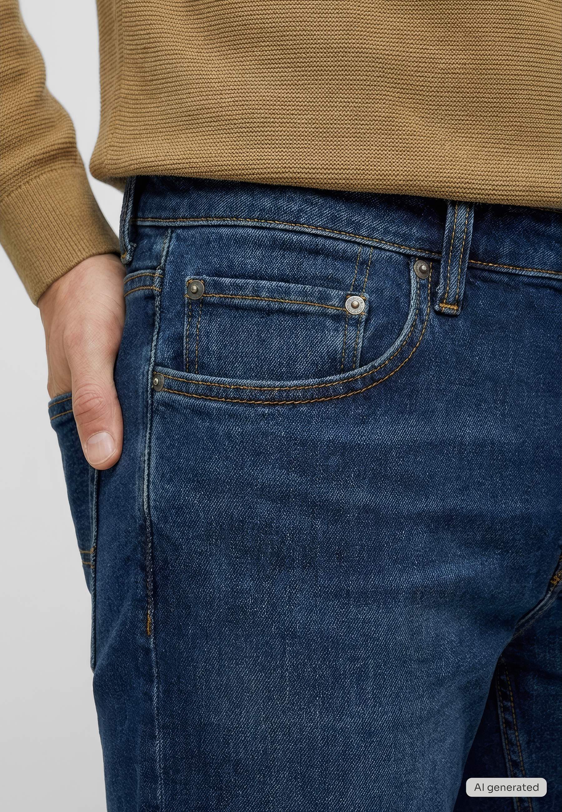 Jeans, Denim, Jeanshose, Fronttasche, Gürtelhalter