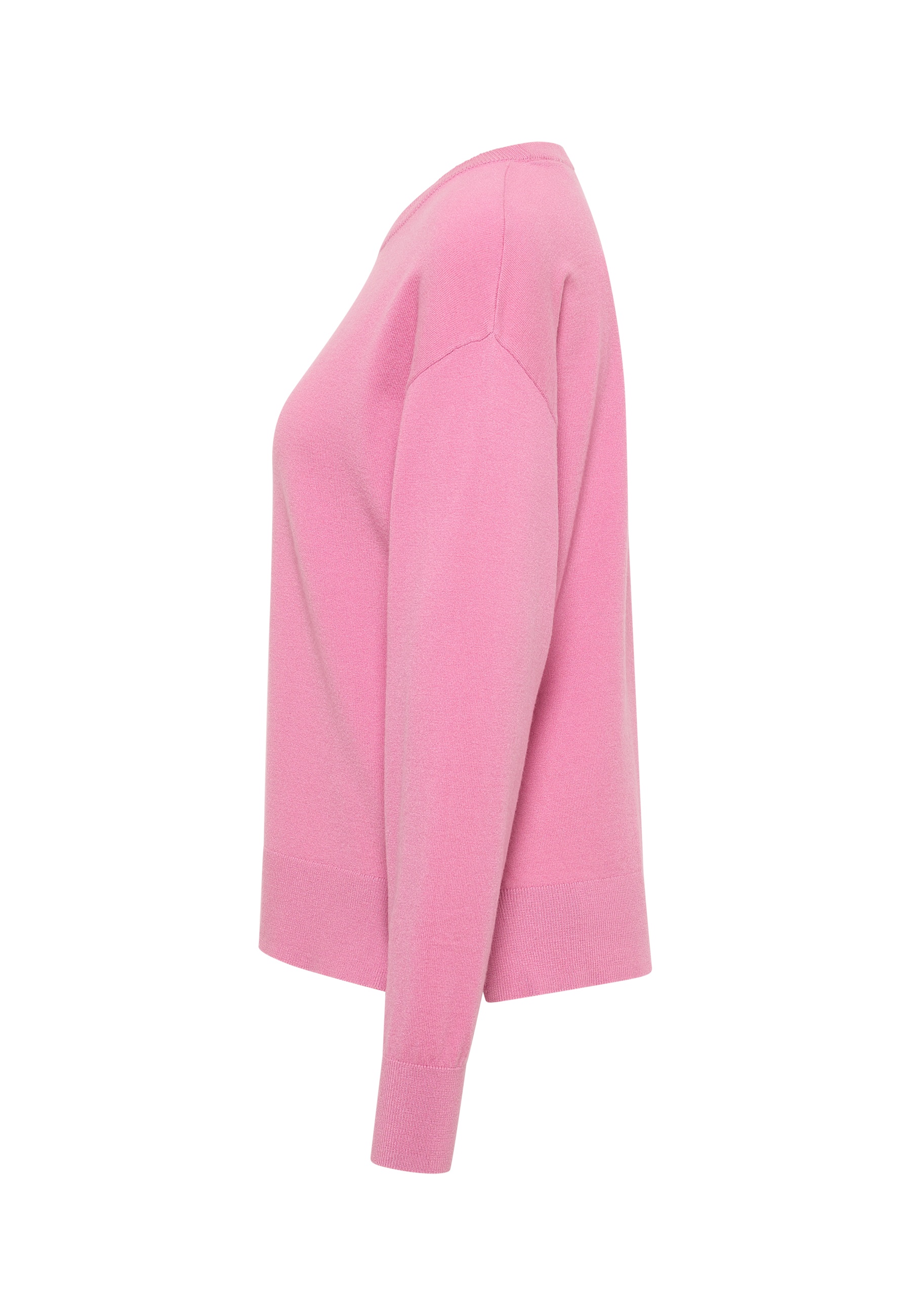 mit Flat-Knit-Struktur