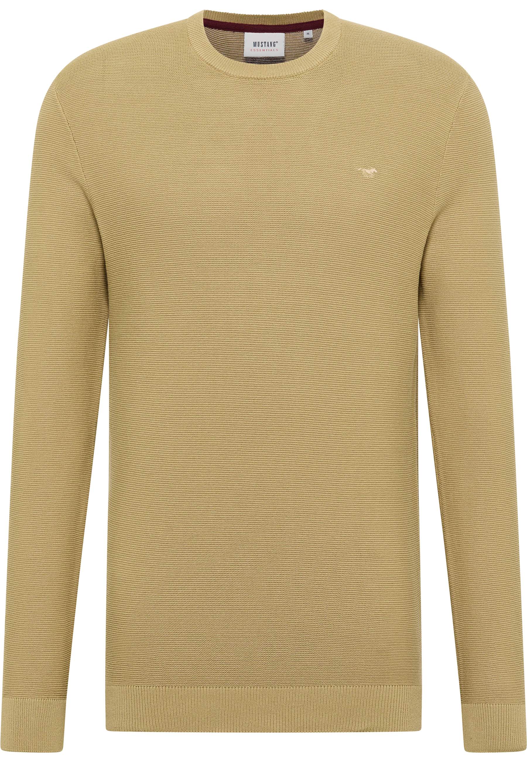 Mustang Herren Langarmpullover Style Elliot, hellgrün