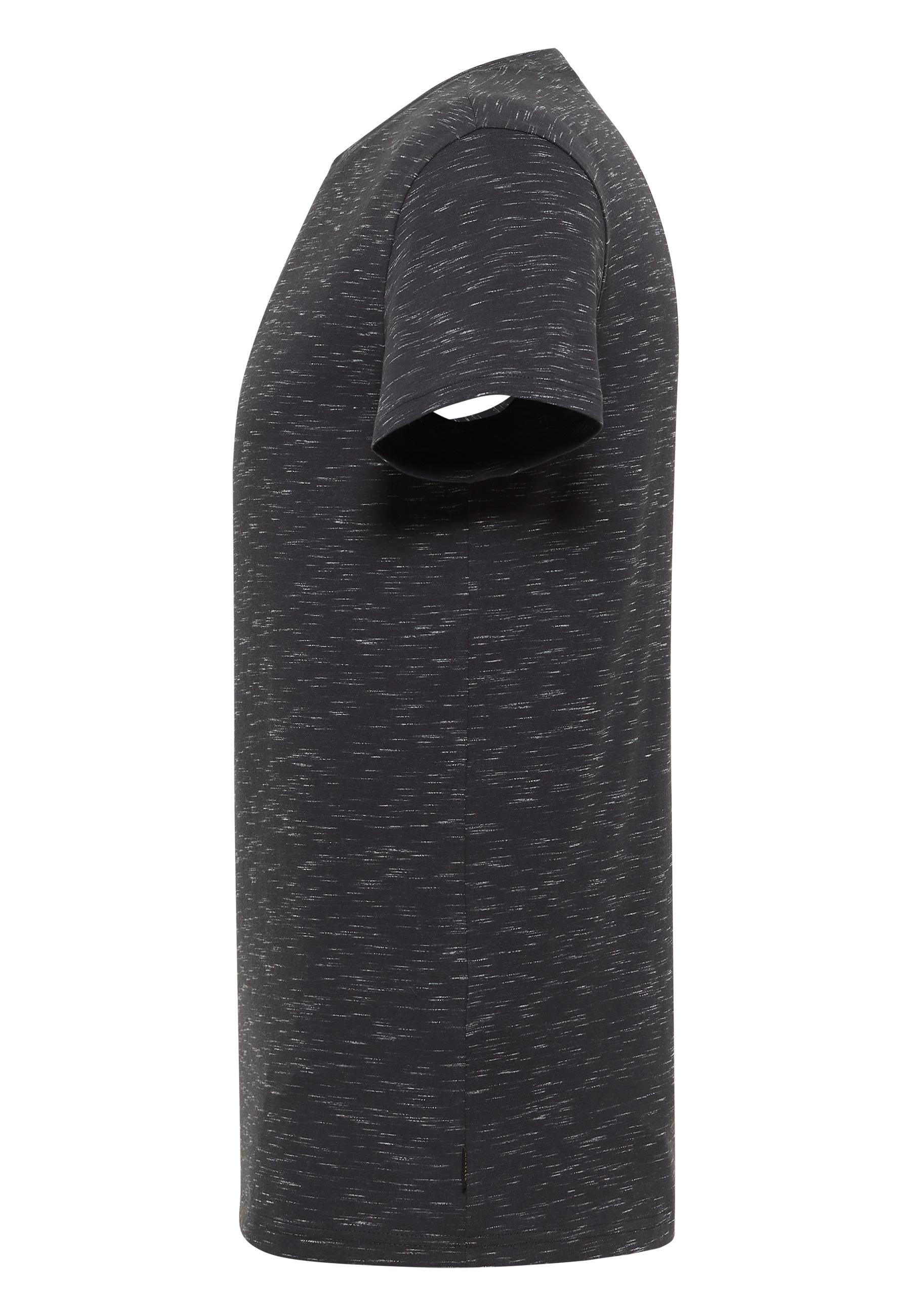 T-Shirt, Kurzarm, Dunkelgrau, Heathered, Gerade Passform