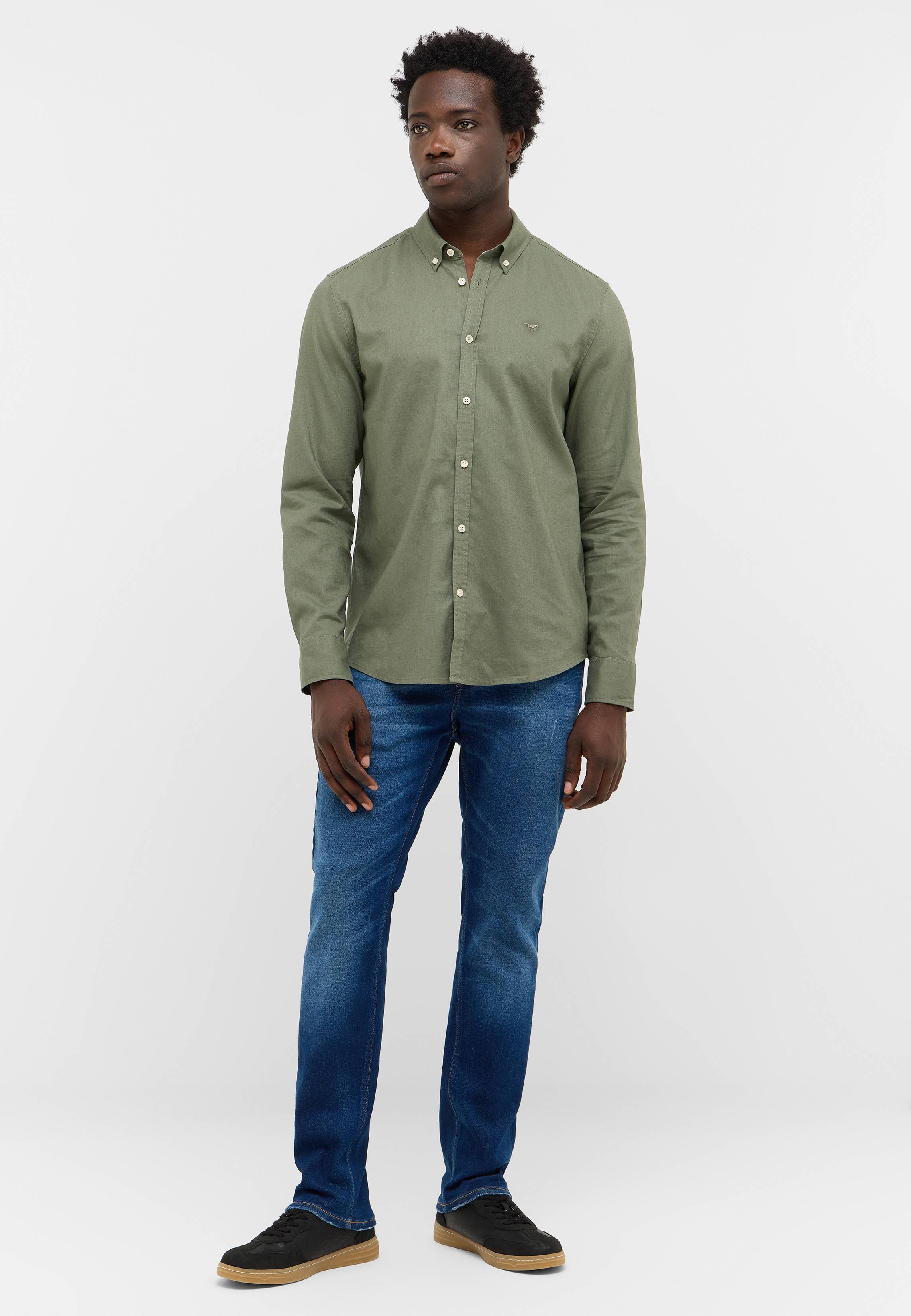 Hemd, Langarm, Hosen, Mann, Person