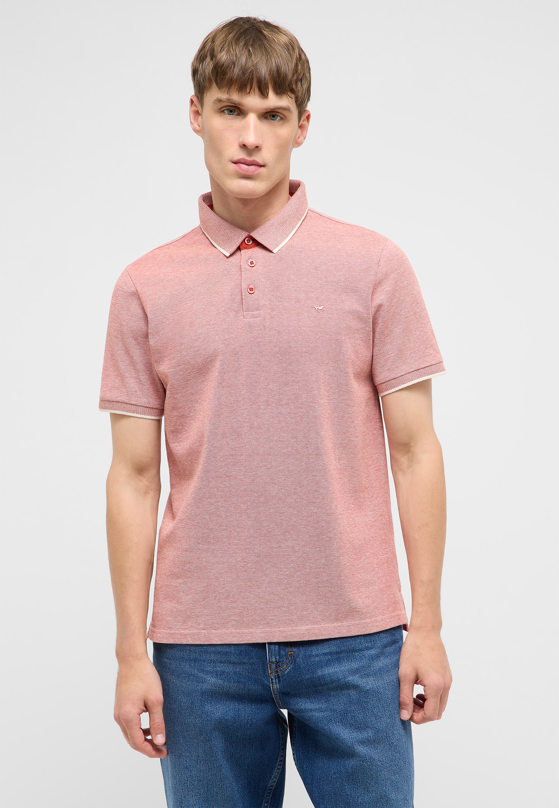 Polohemd, Polo, Kurzarm, Rosa, Kleidung