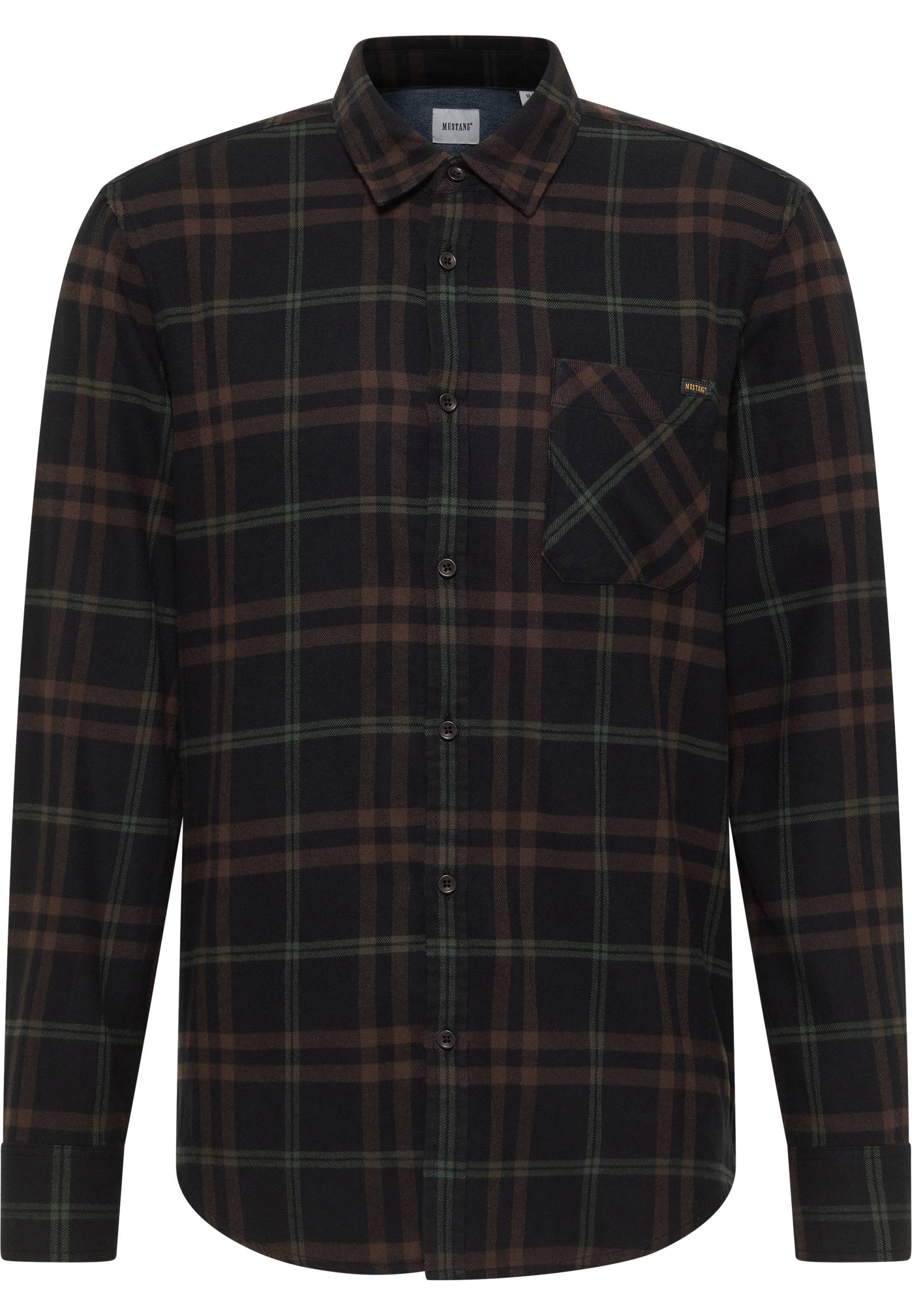 Mustang Herren Langarmhemd Style Eastbridge, bunt