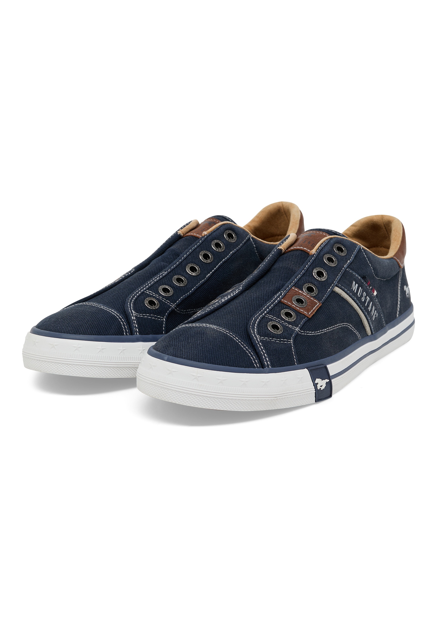 Sneaker, Sneaker-Modell, Canvas, Blau, Low-Top