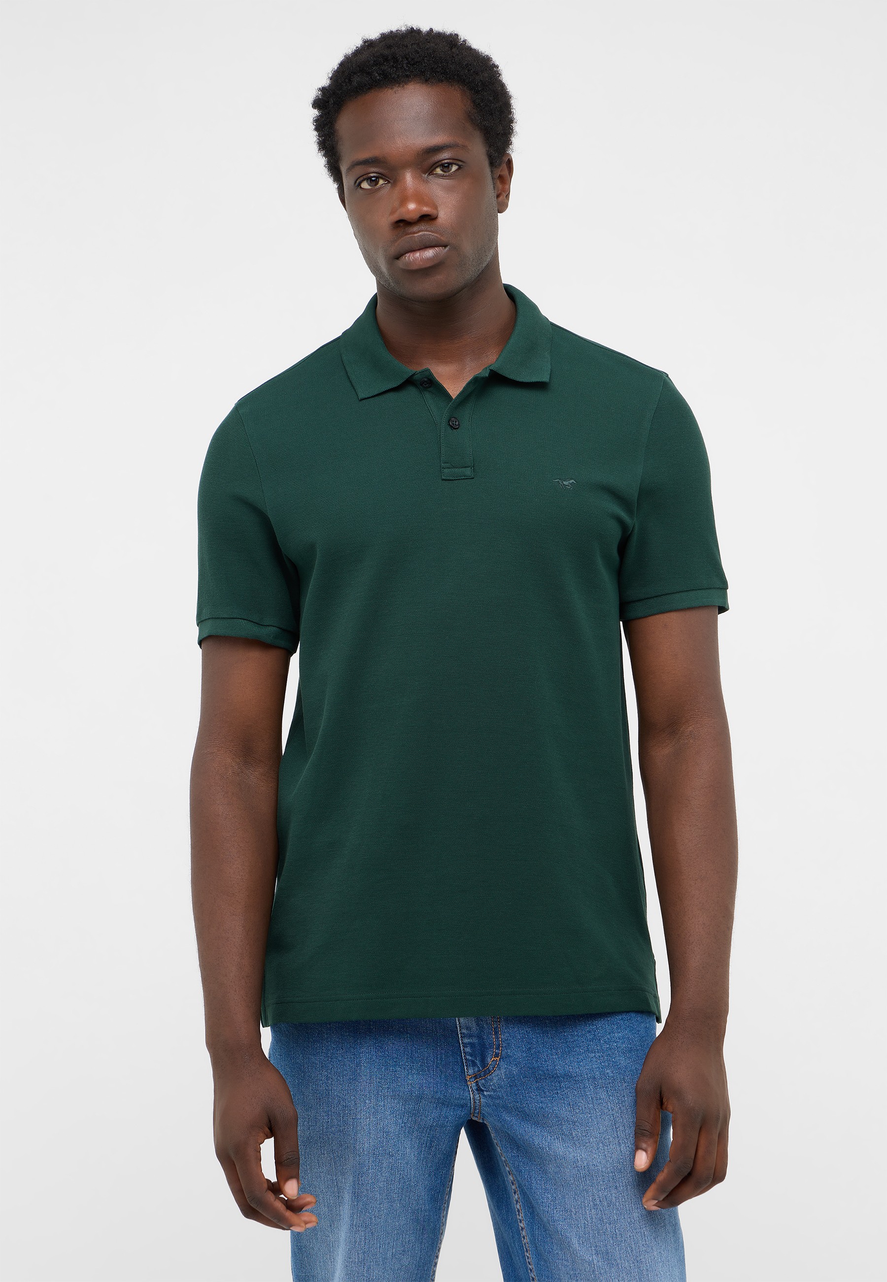 polo shirt, short sleeve, grün, Kragenpullover, Knit polo