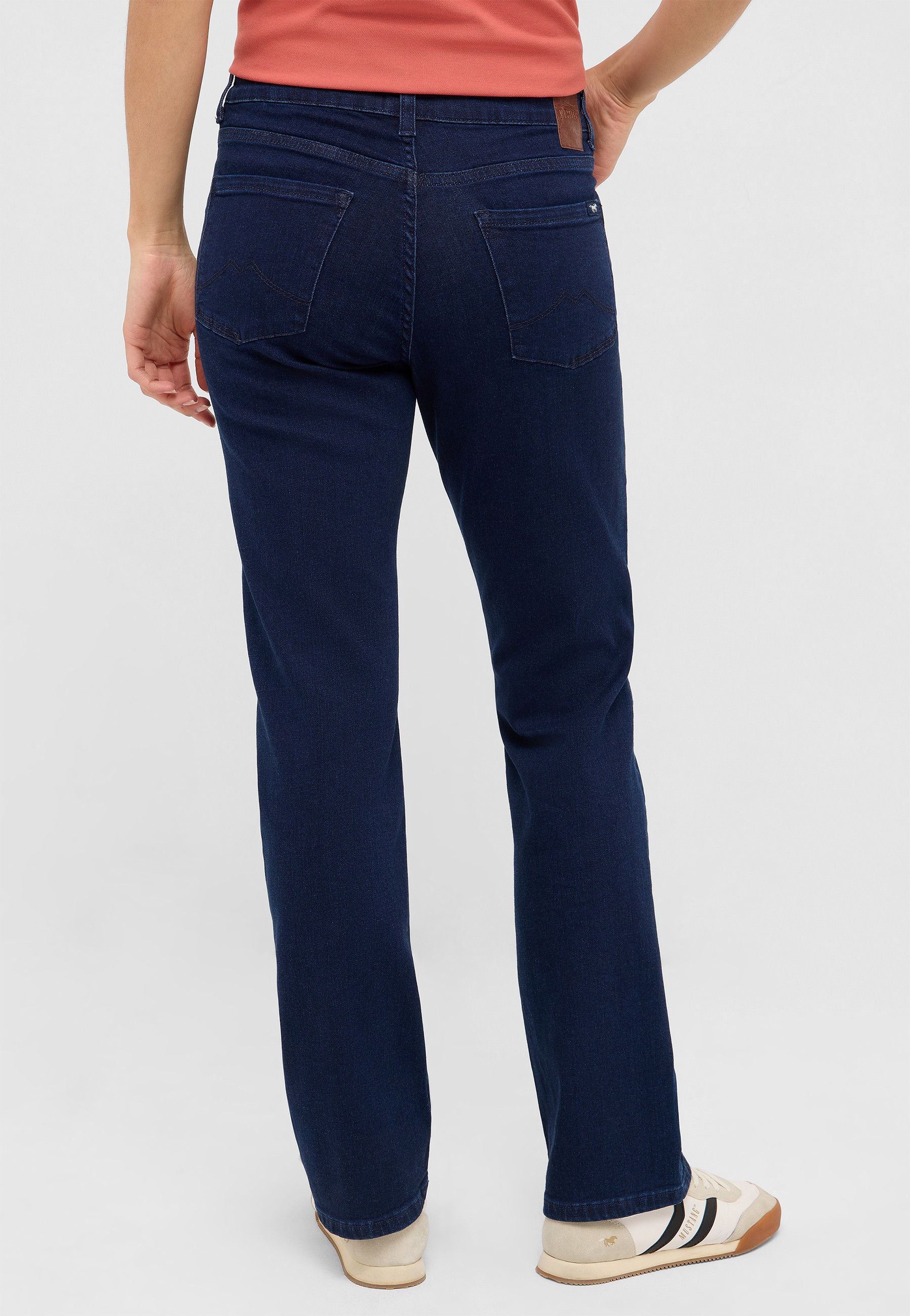 Hose, Jeans, Damen, Navy, Zurückansicht