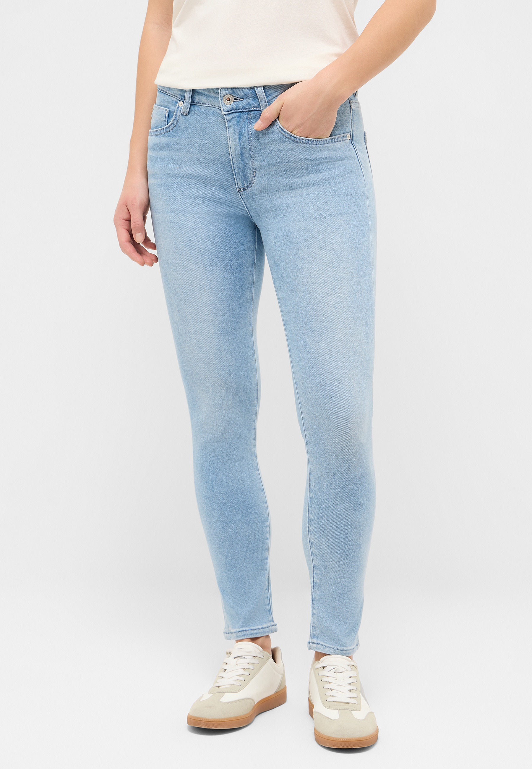 Jeans, Hose, Hellblau, Skinny Fit, Straight?