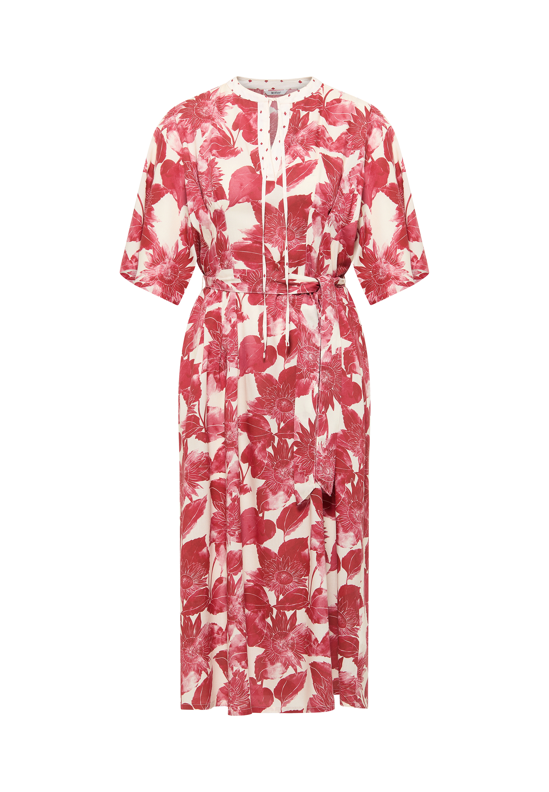 Mustang Damen Midikleid Style Marysville, rot