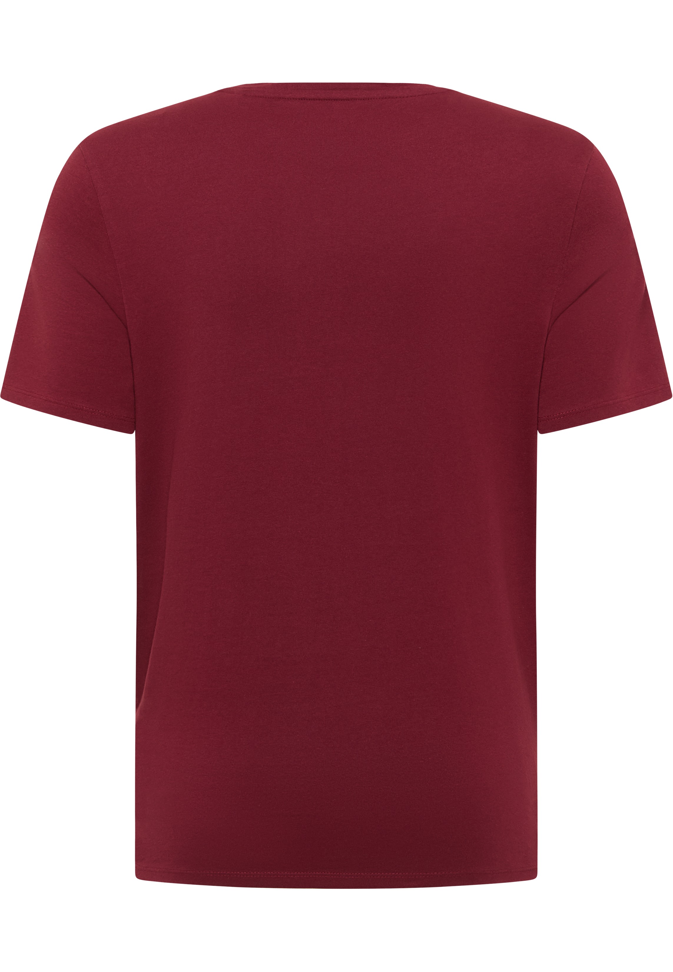 T-Shirt, Kurzarm, Rot, Einfarbig, Kleidung