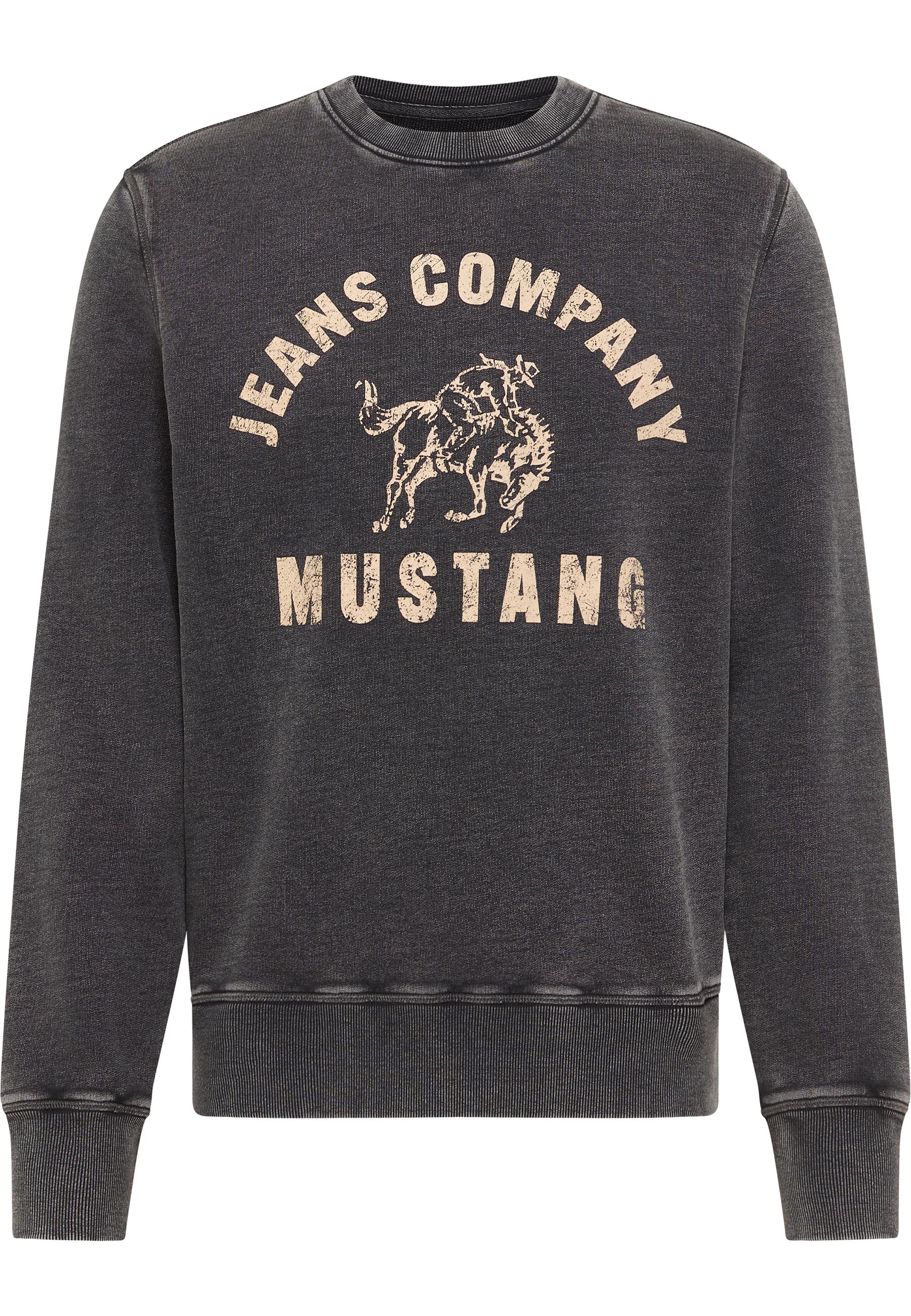 Mustang Herren Sweatshirt Style Clio, anthrazit