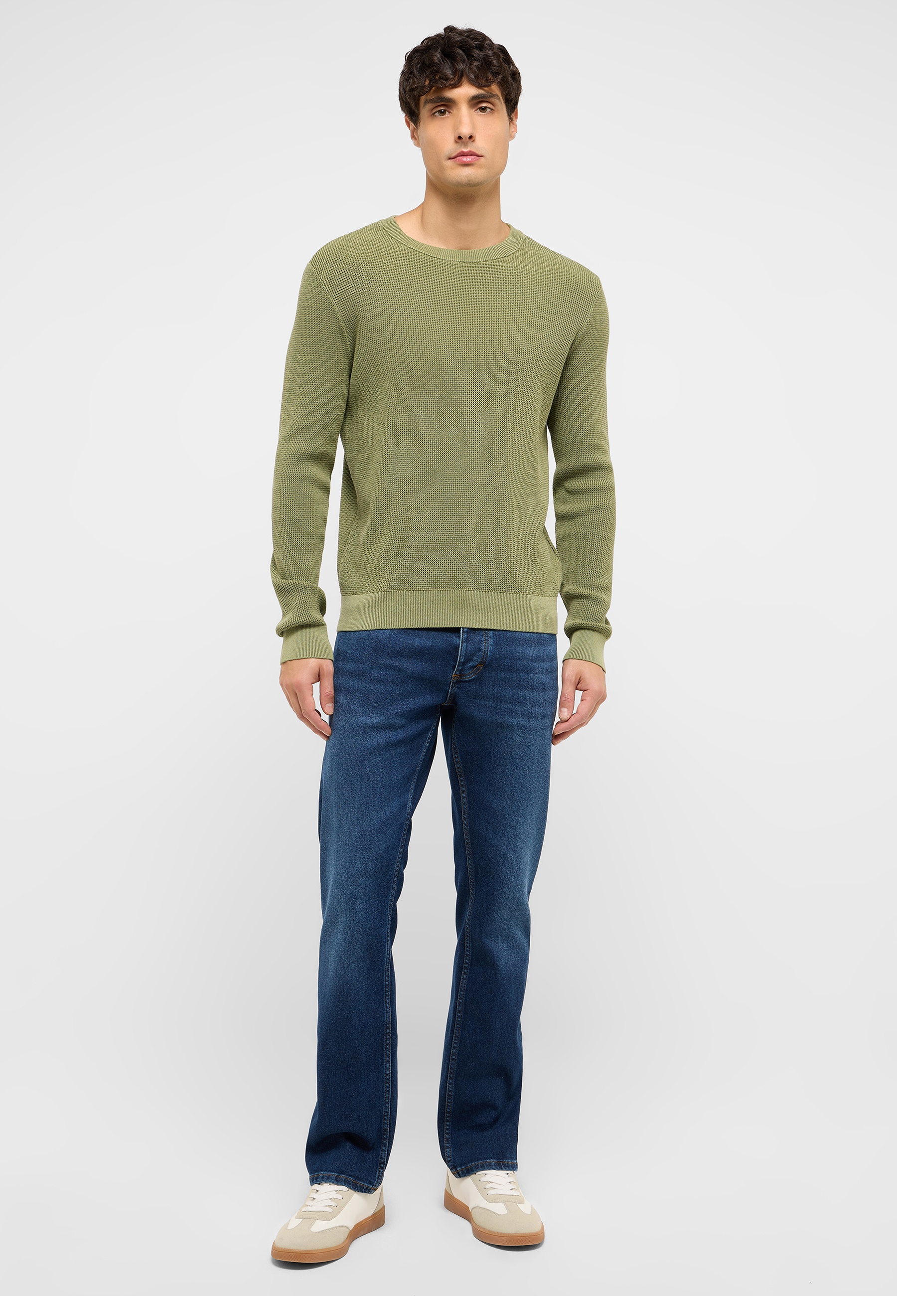 Langarm, Hosen, Pullover, Jeanshose, Person