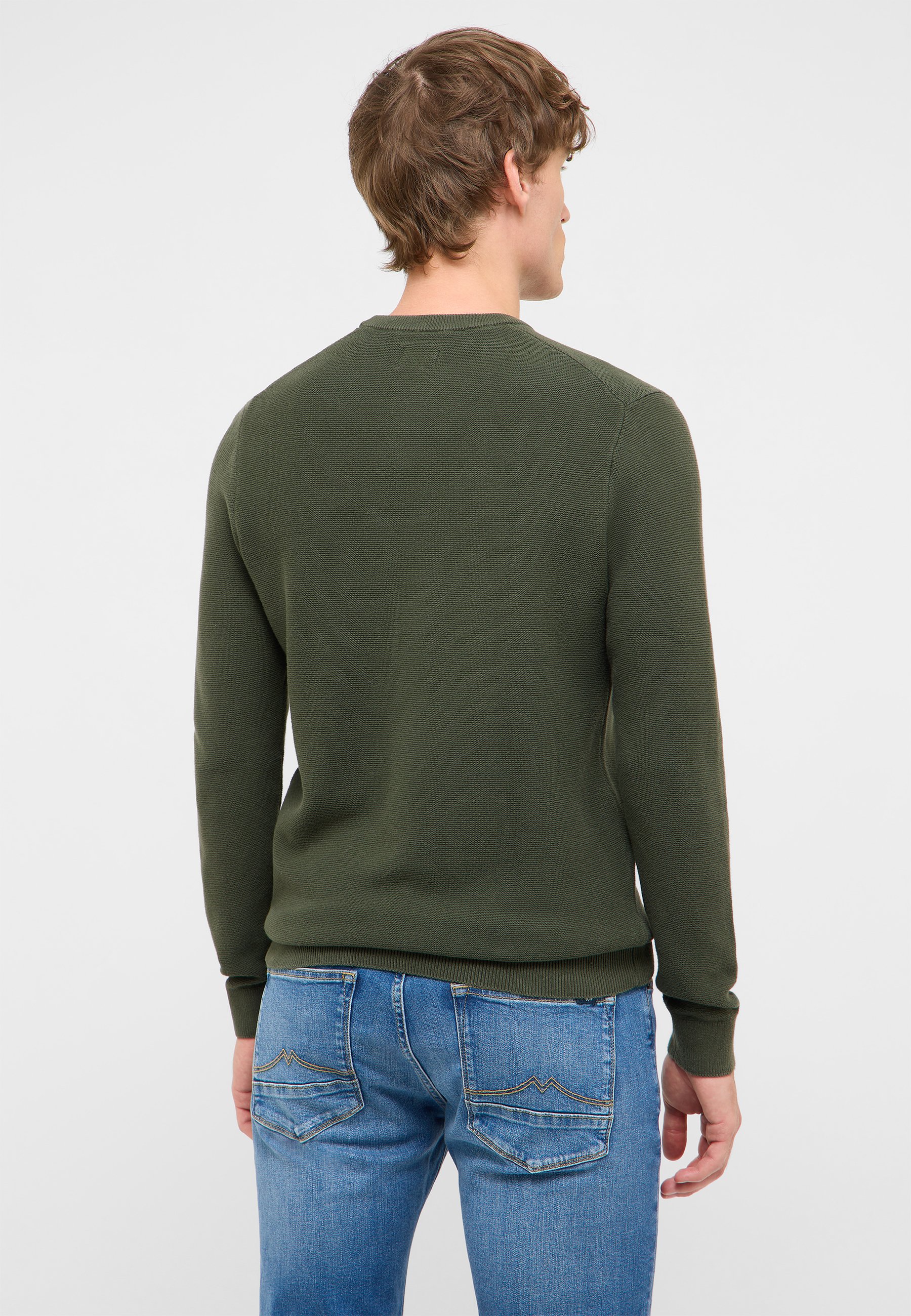pullover, sweater, olive green, knit, long sleeve