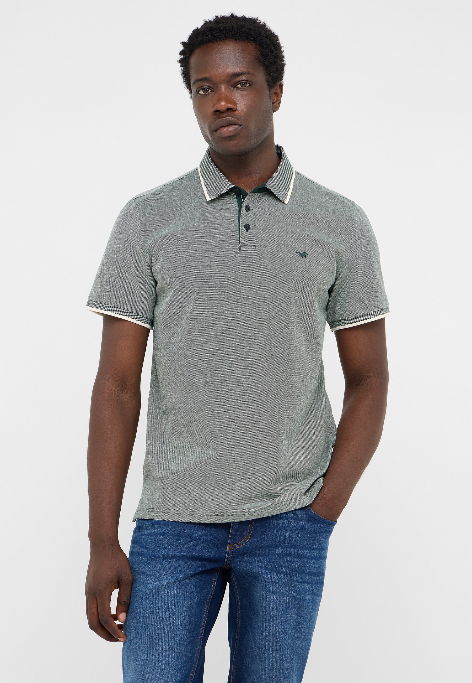 polo shirt, polo, grau, kurzarm, shirt pocketless?
