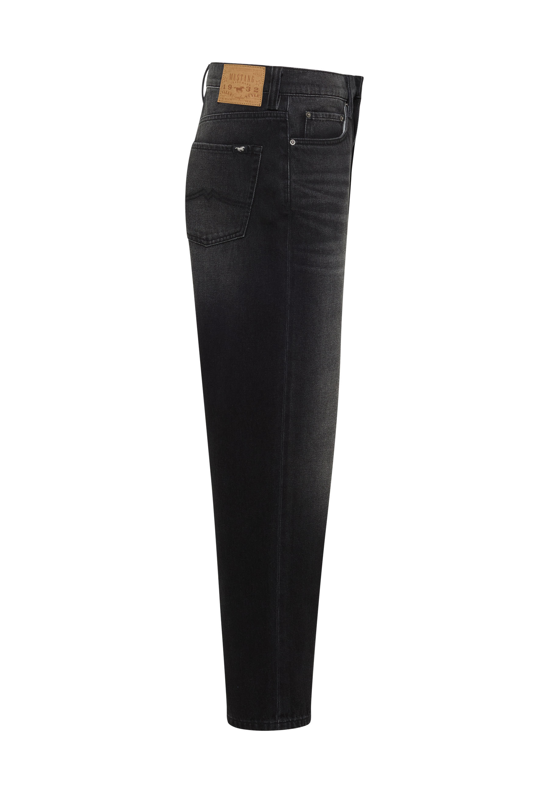 Jeans, Hose, Schwarz, Denim, Straight leg