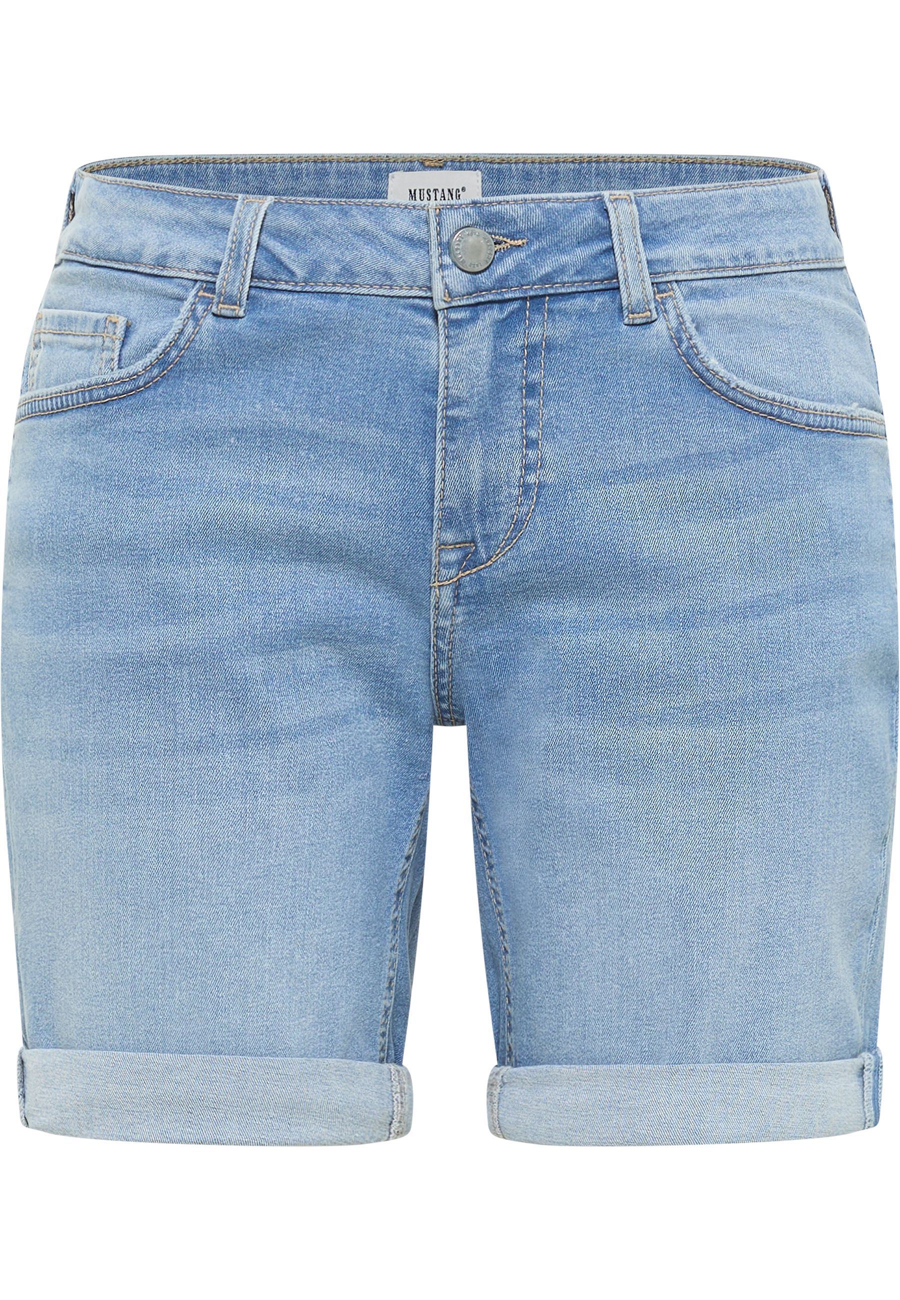 denim, shorts, jeans, hellblau, gerollte kante
